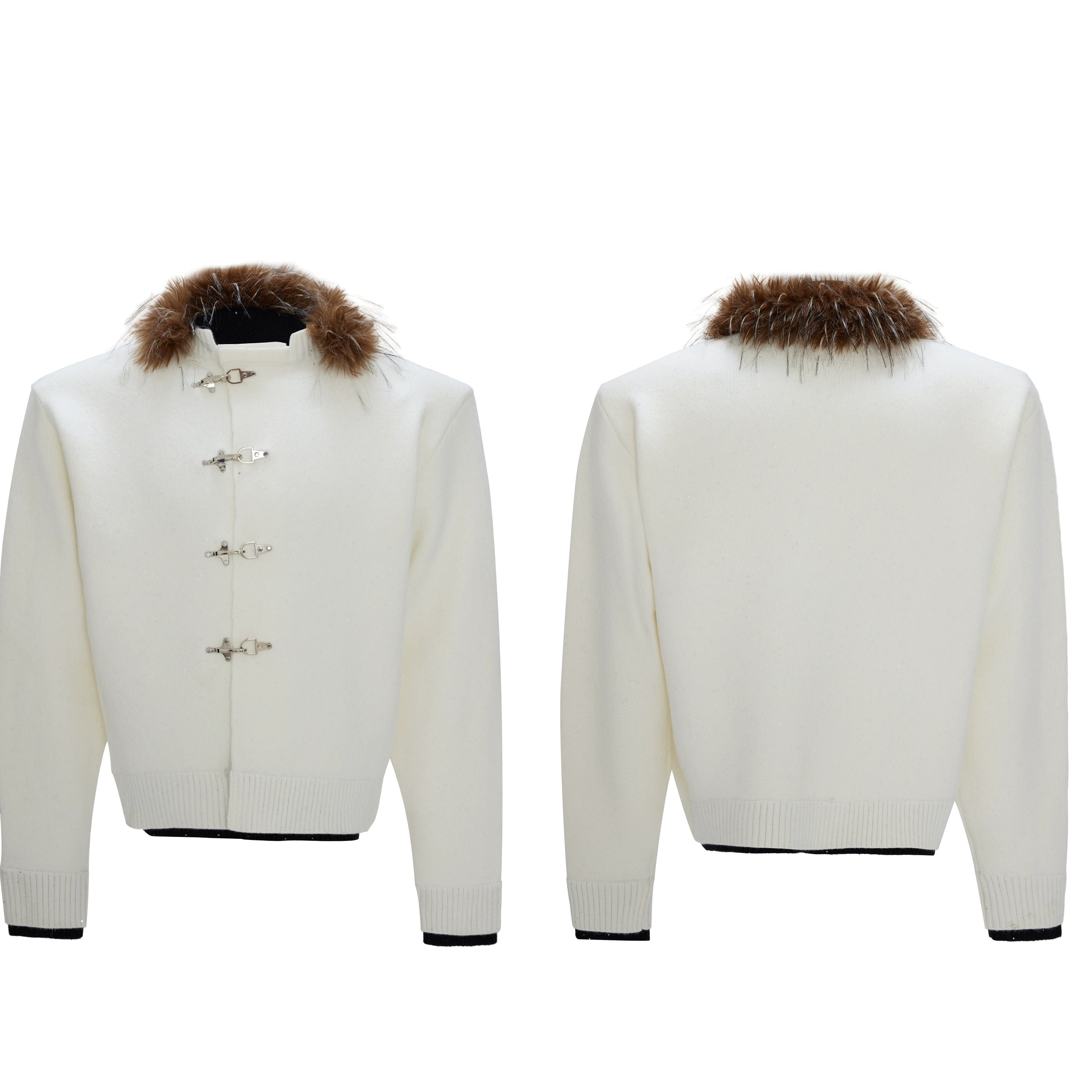 Nordic Toggle Fur Collar Jacket