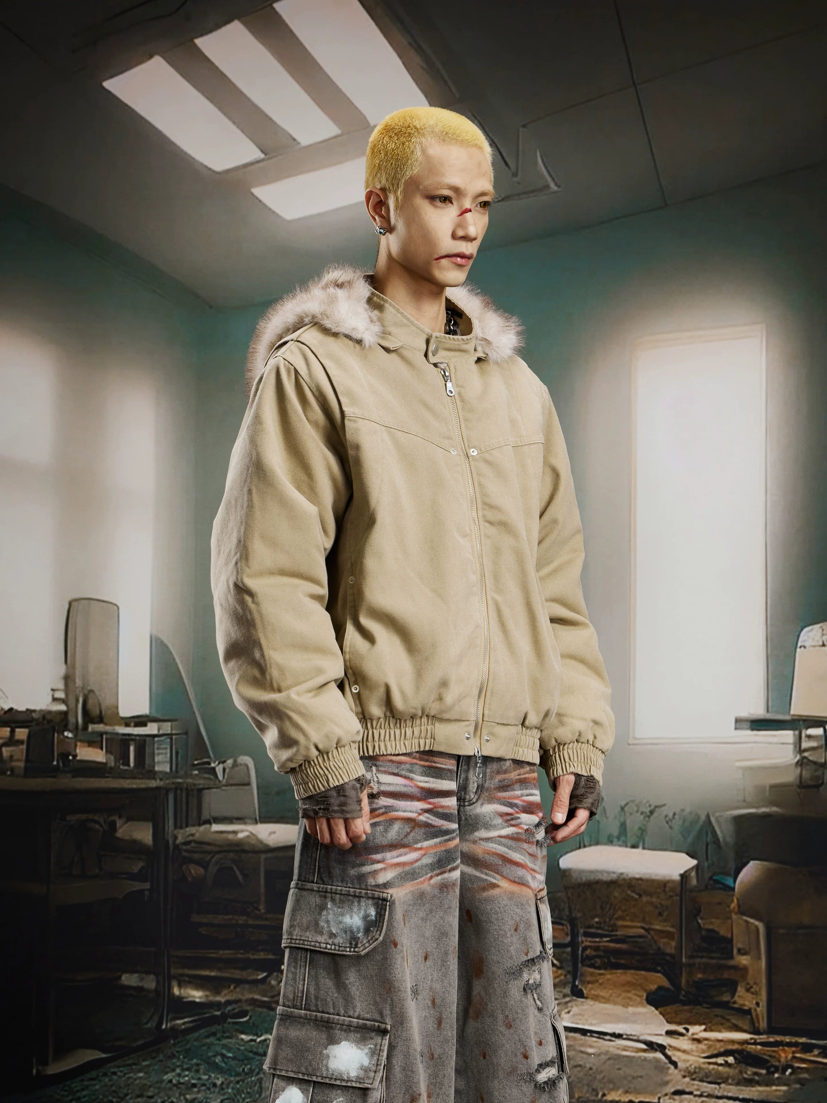 Frostlined Canvas Nomad Hooded Jacket