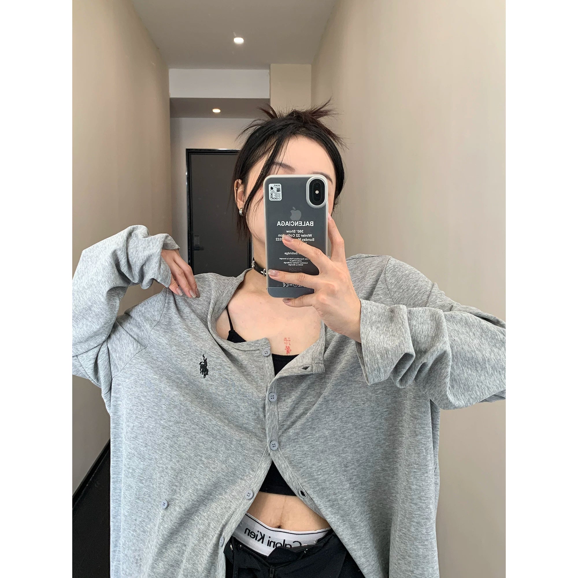 Cloud Rider Button Cardigan