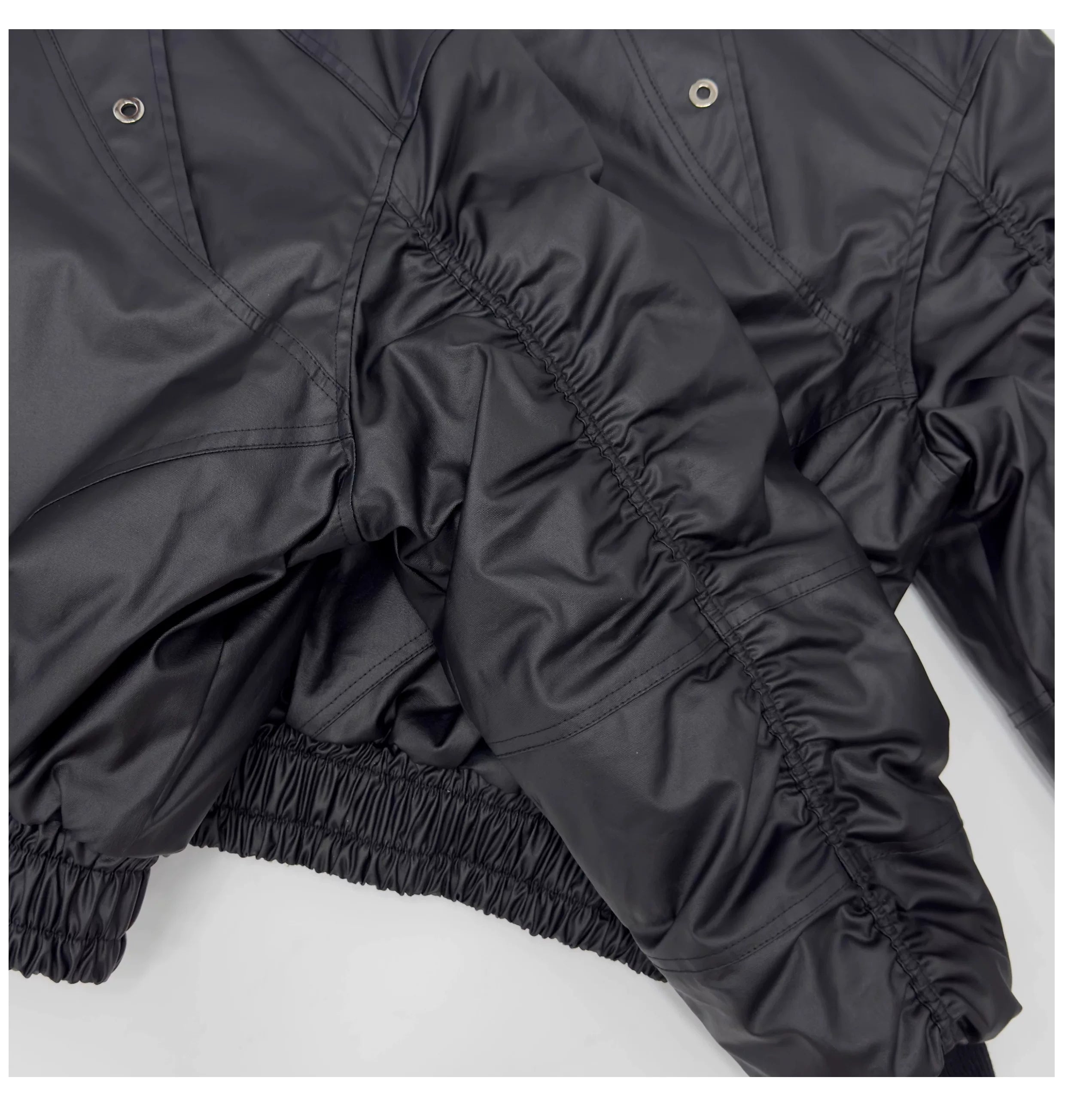 Circuit Panel Crop Bomber Jacket