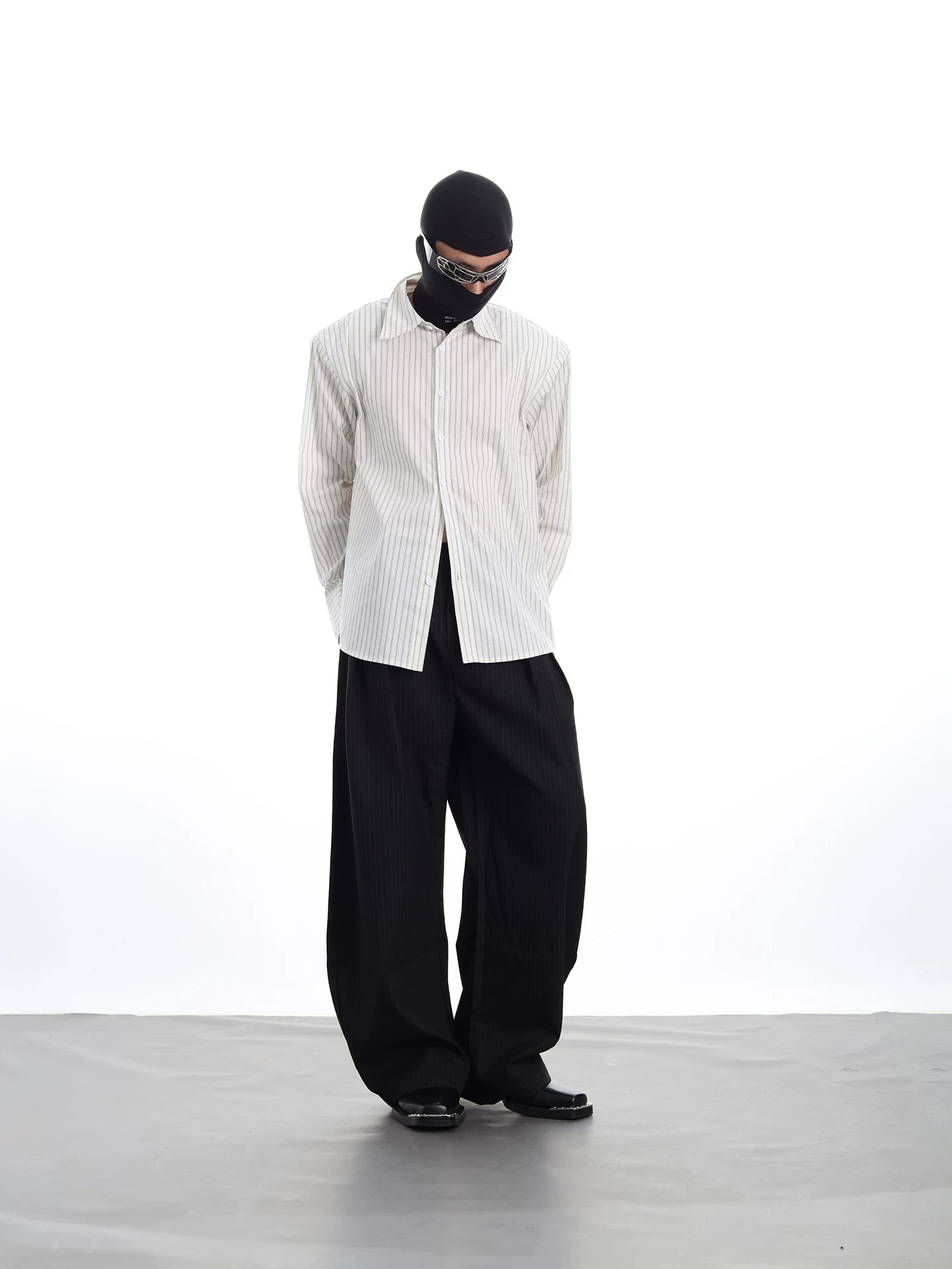 Frostline Vertical Stripe Oxford Shirt