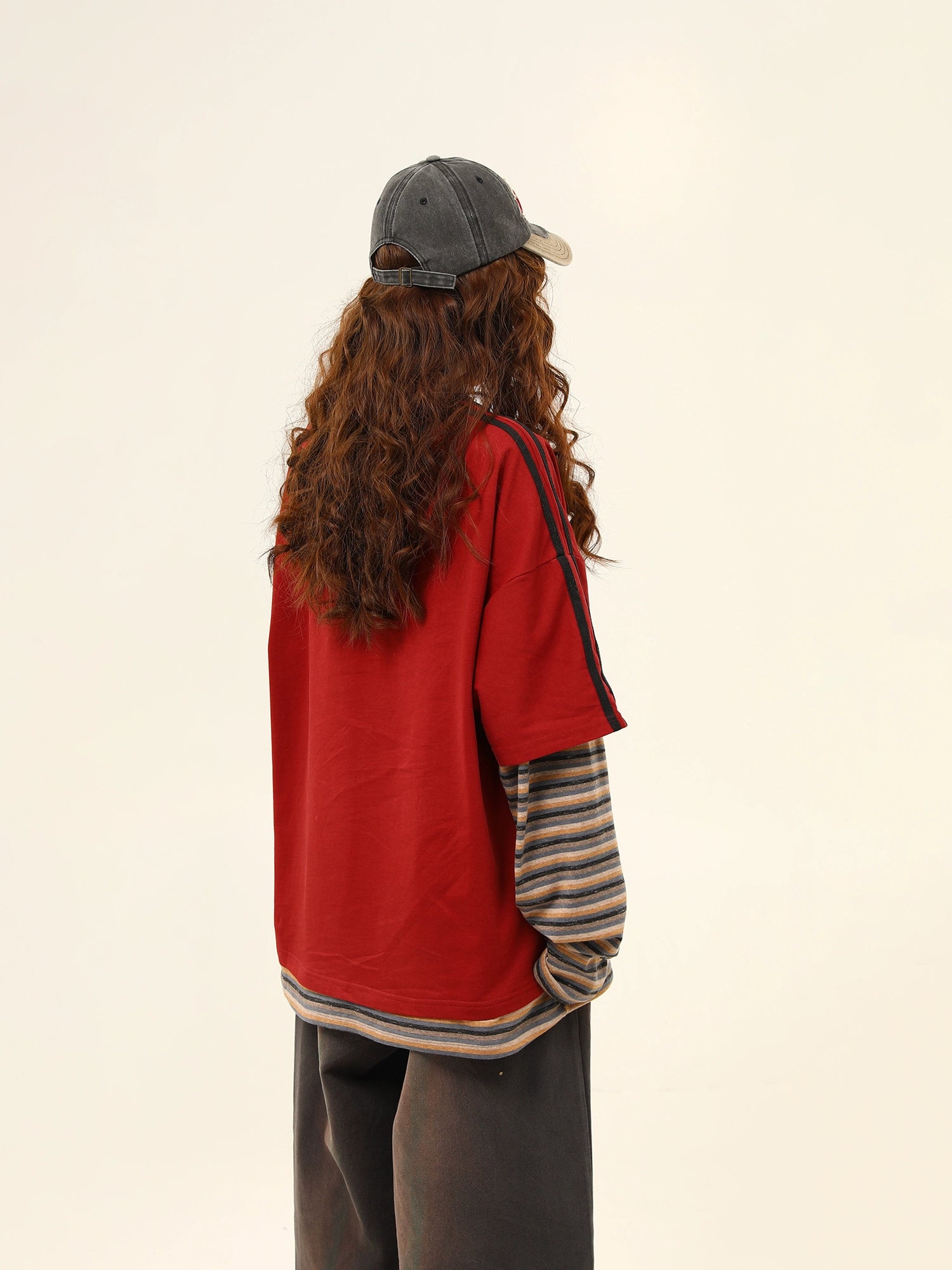 Retro Varsity Layered Street Tee