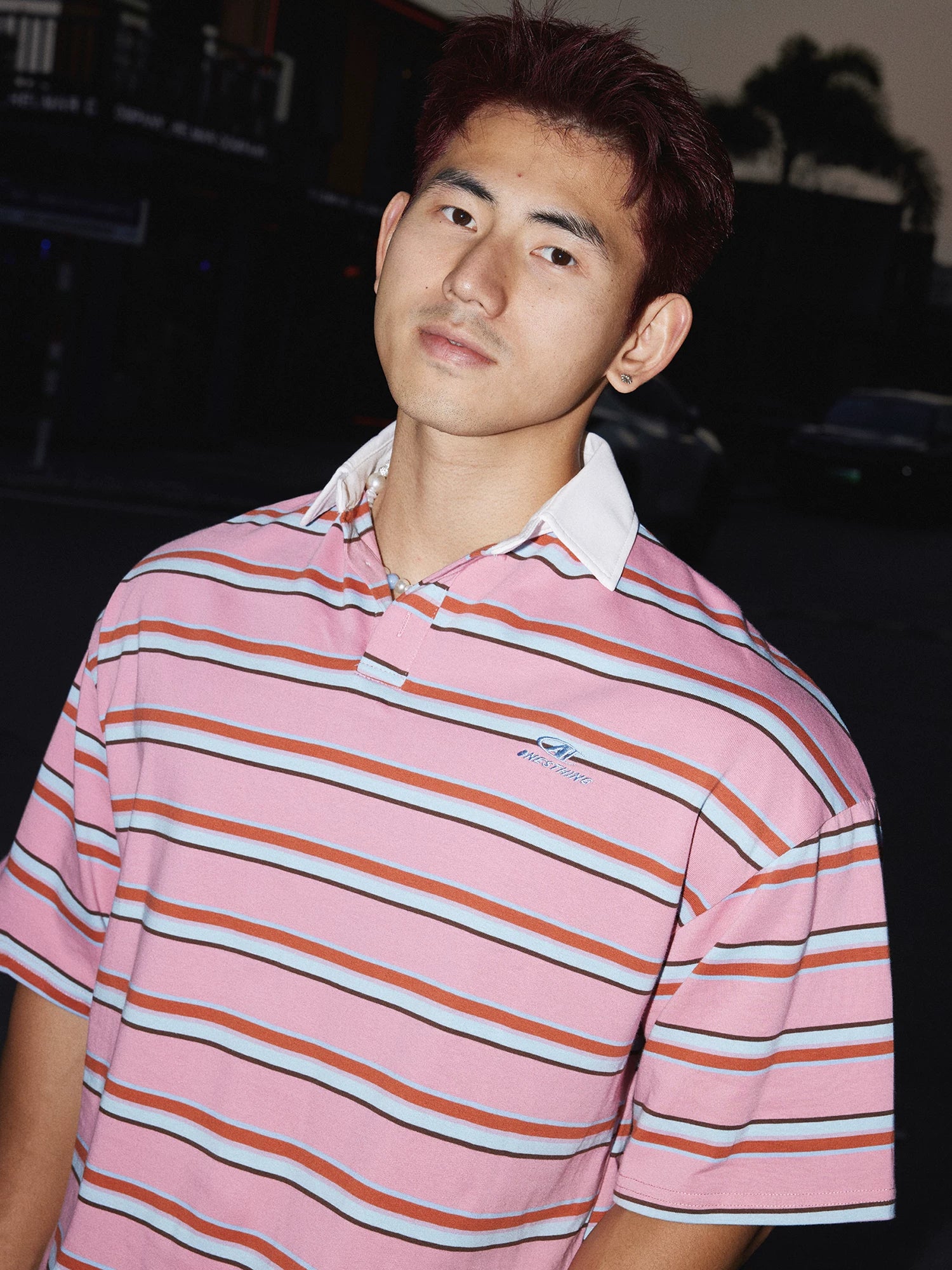 Sunset Boulevard Stripe Polo