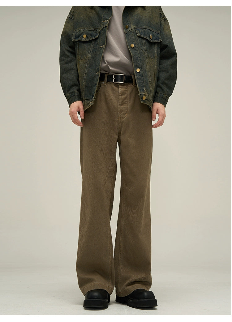 Wide-Leg Carpenter Pants