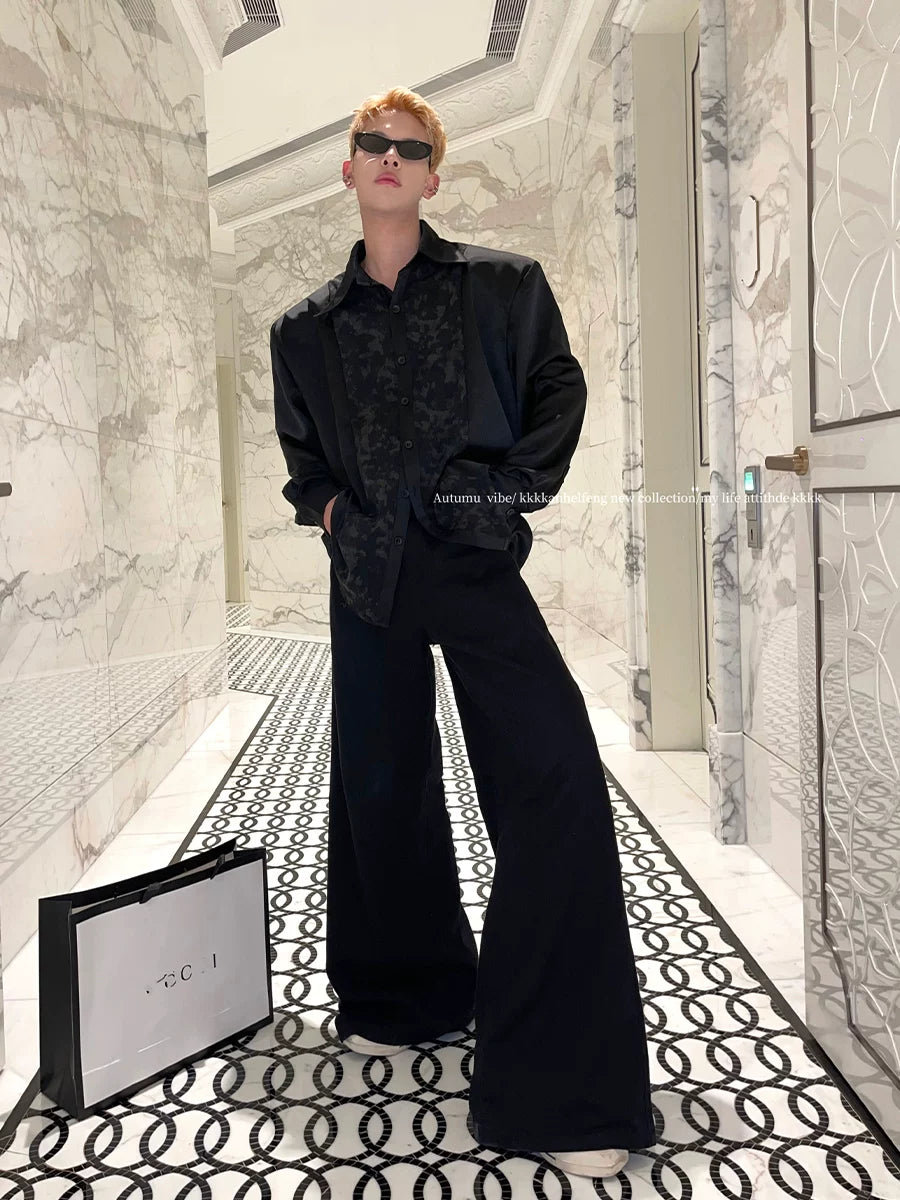 Sundial Canvas Wide-Leg Trousers