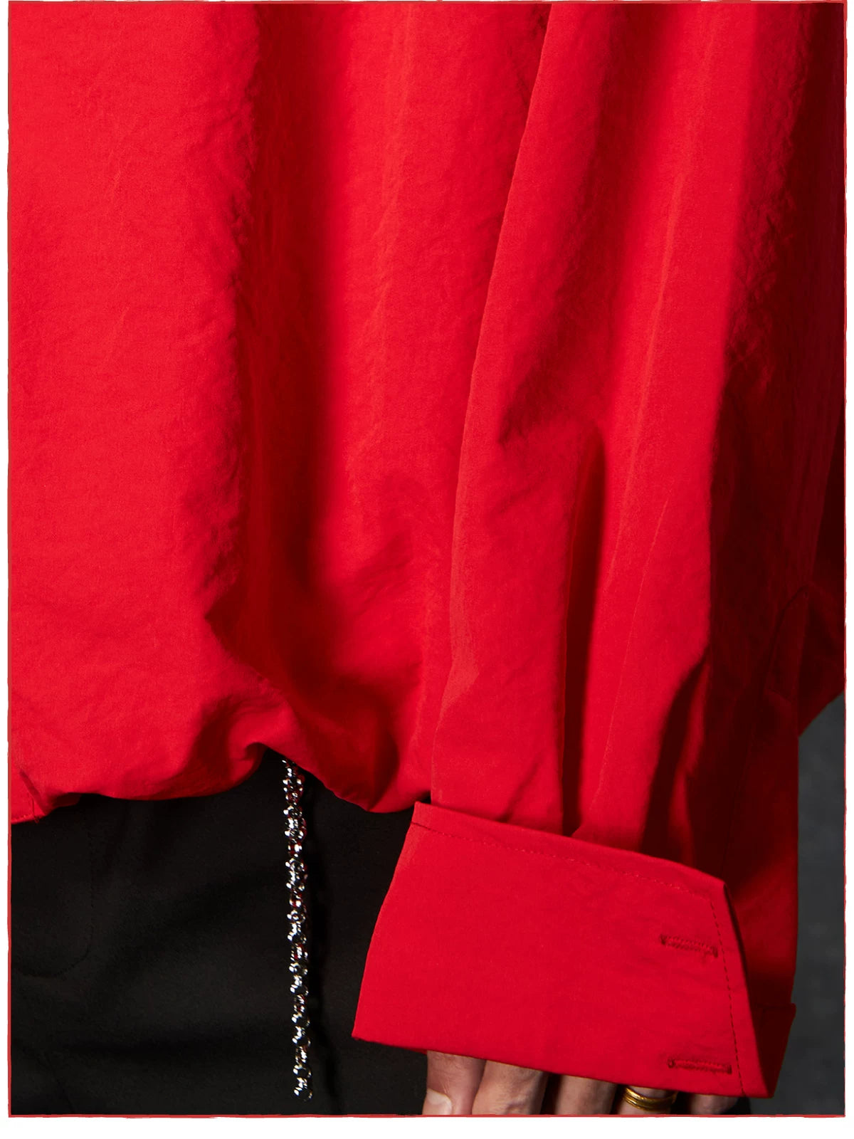 Current Draped Poplin Shirt