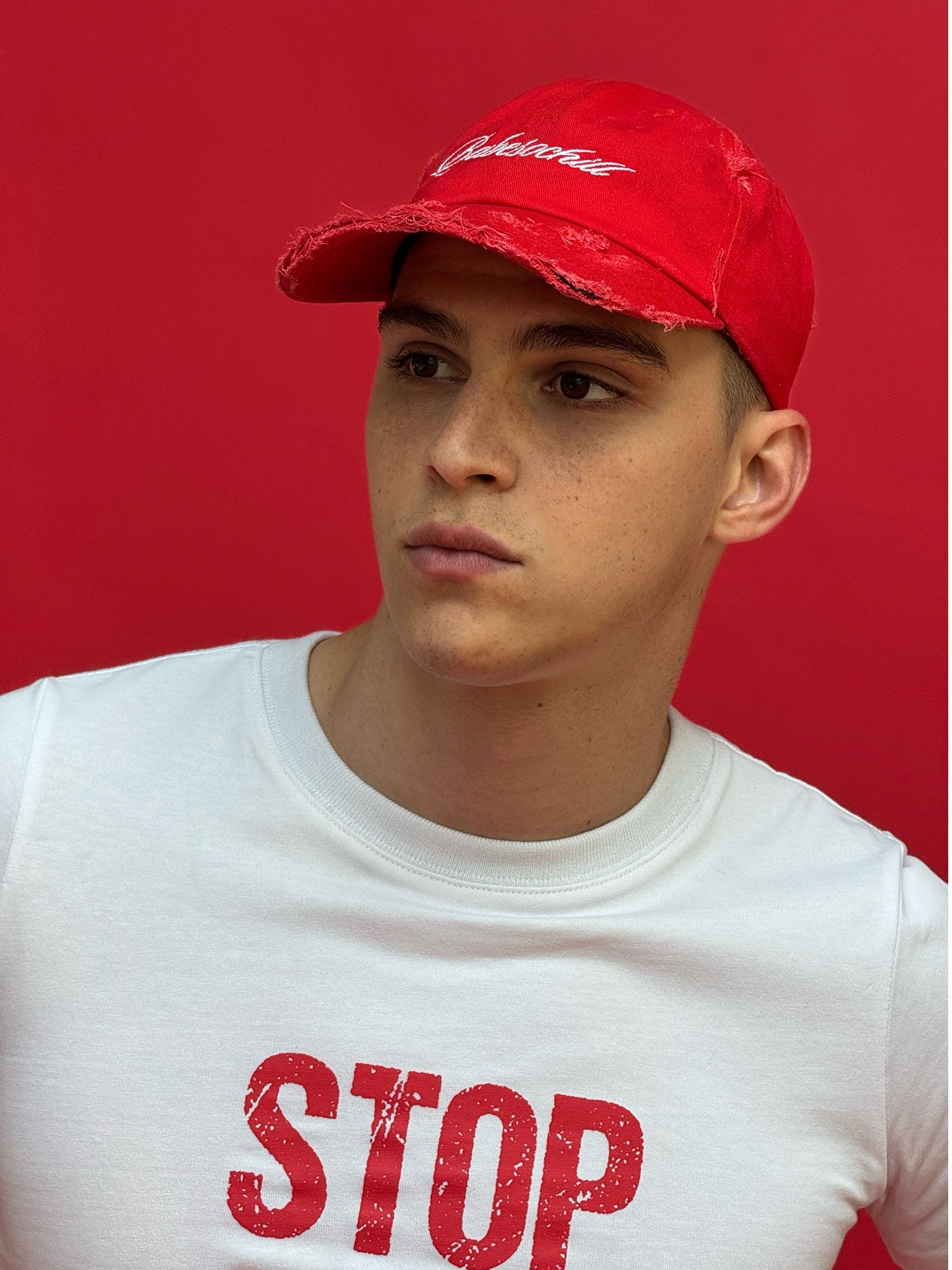 Urban Distress Script Baseball Cap