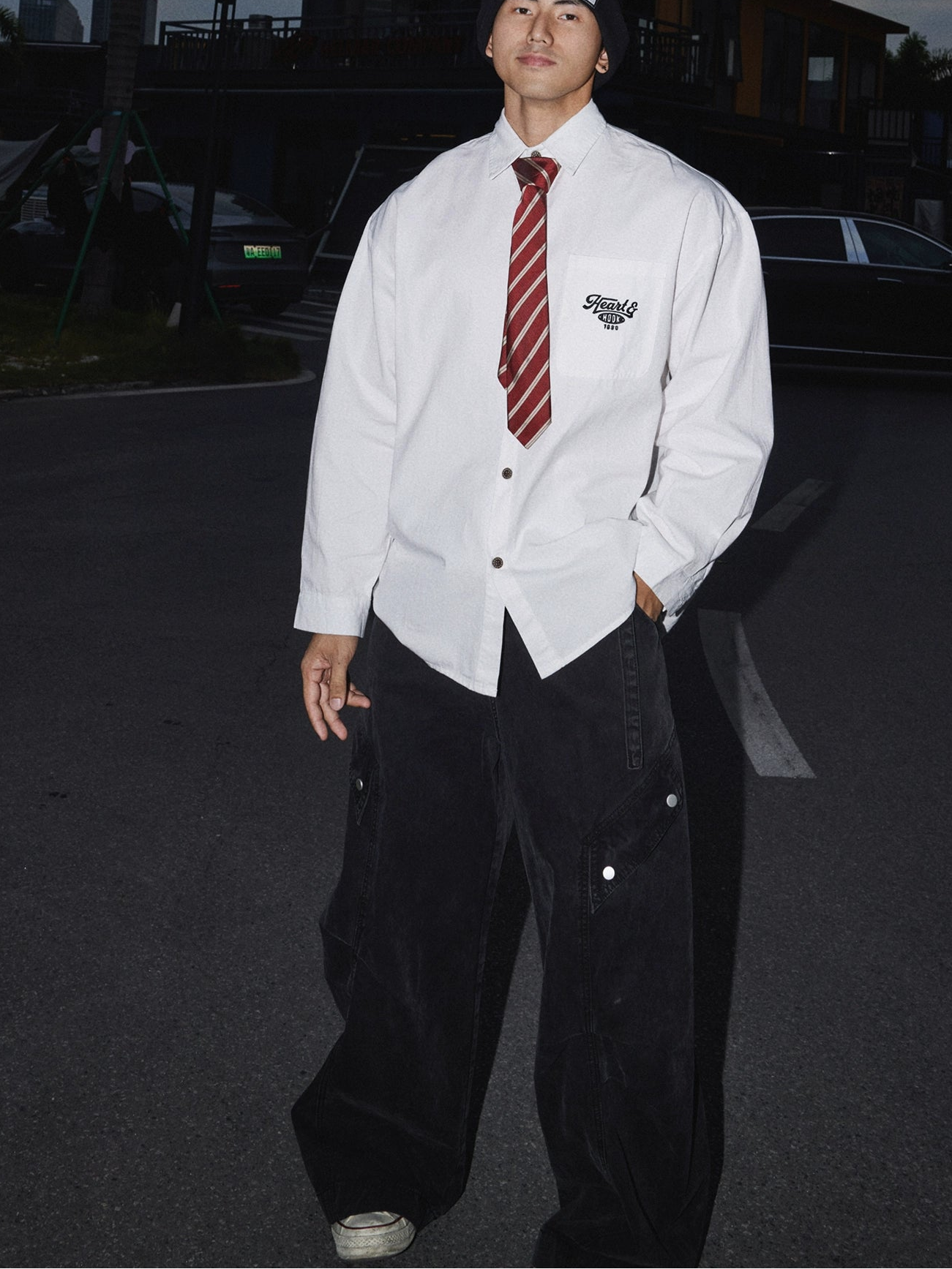 Stripe Street Oxford Shirt