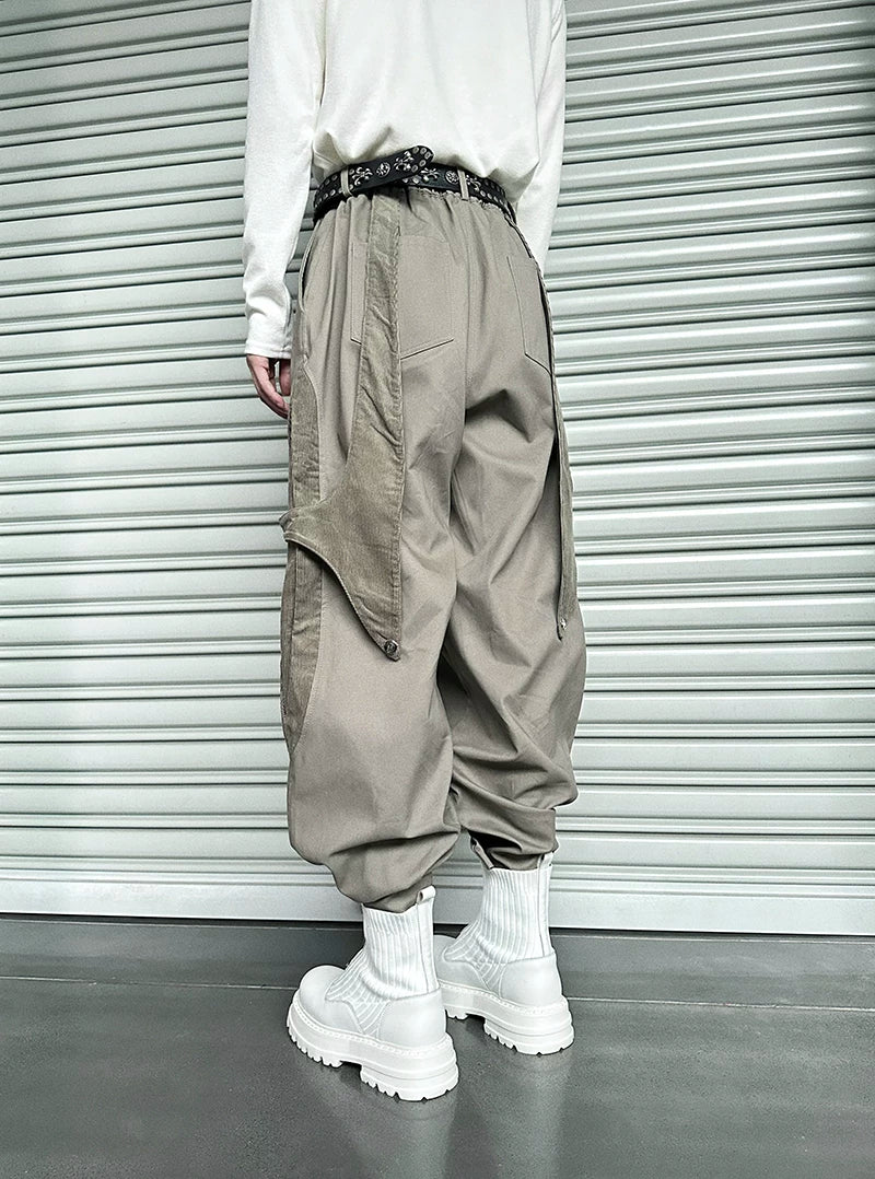 Dune Havoc Draped Panel Cargo Trousers