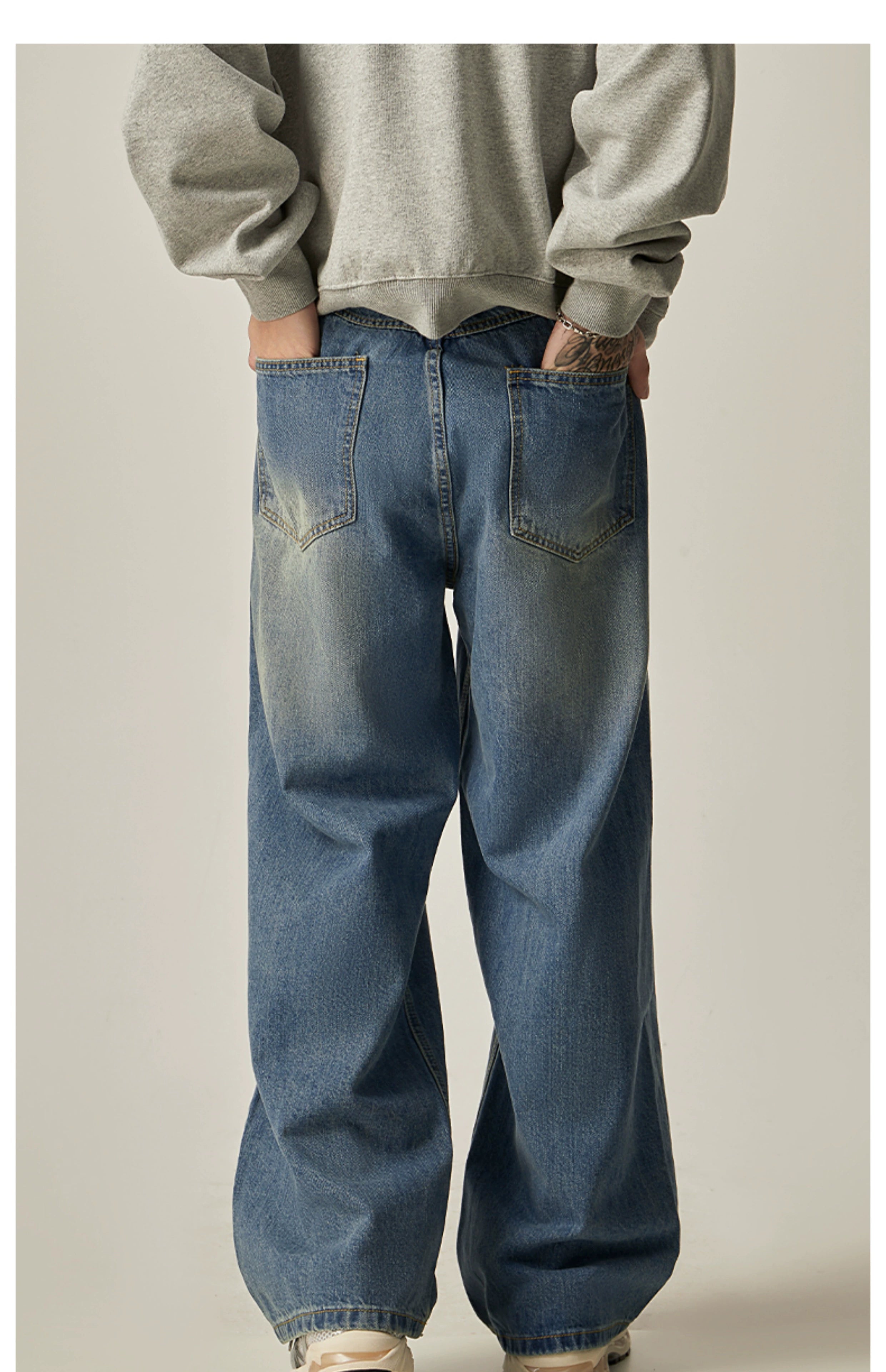 Harbor Fade Ultra-Wide Jeans