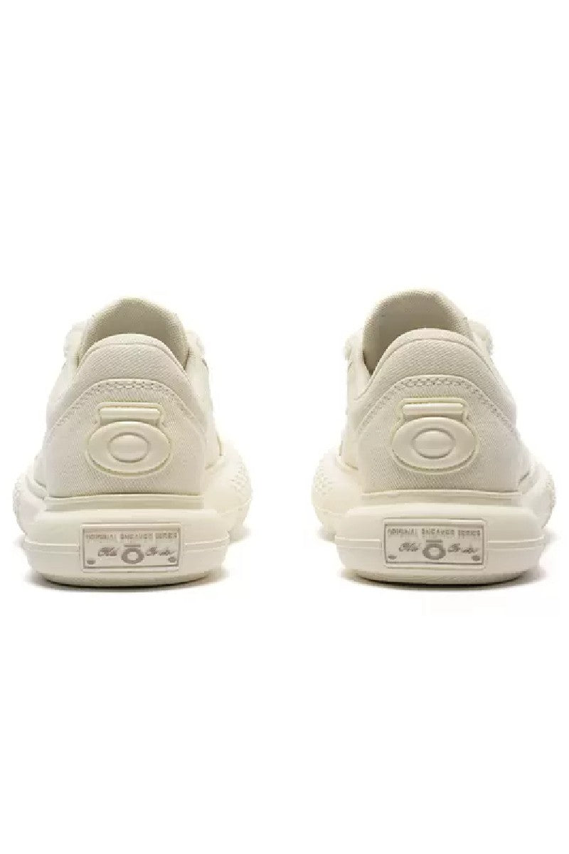 Fuzzy Lace Canvas Sneakers Triple Cream