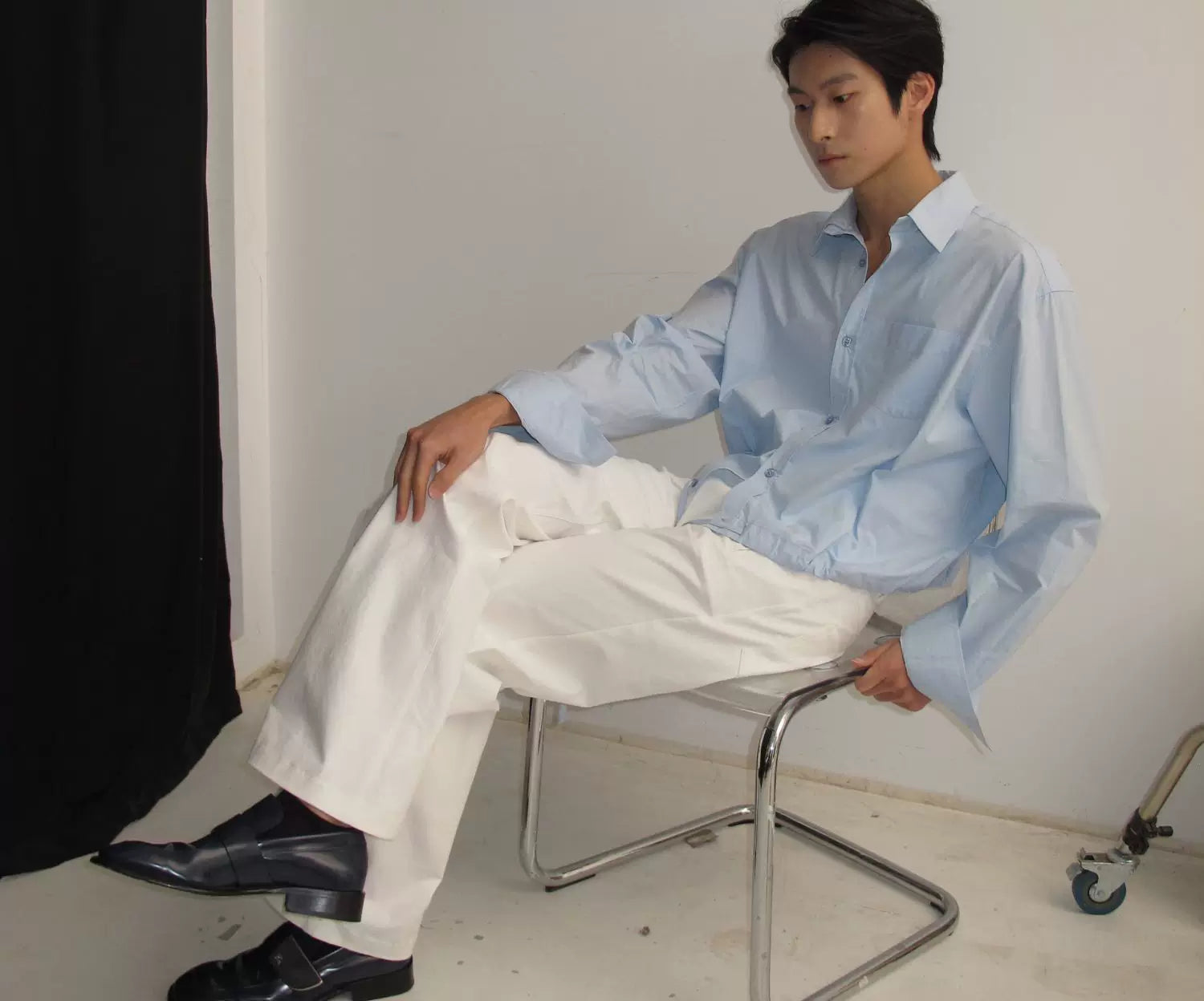 Skyline Drawstring Oxford Shirt