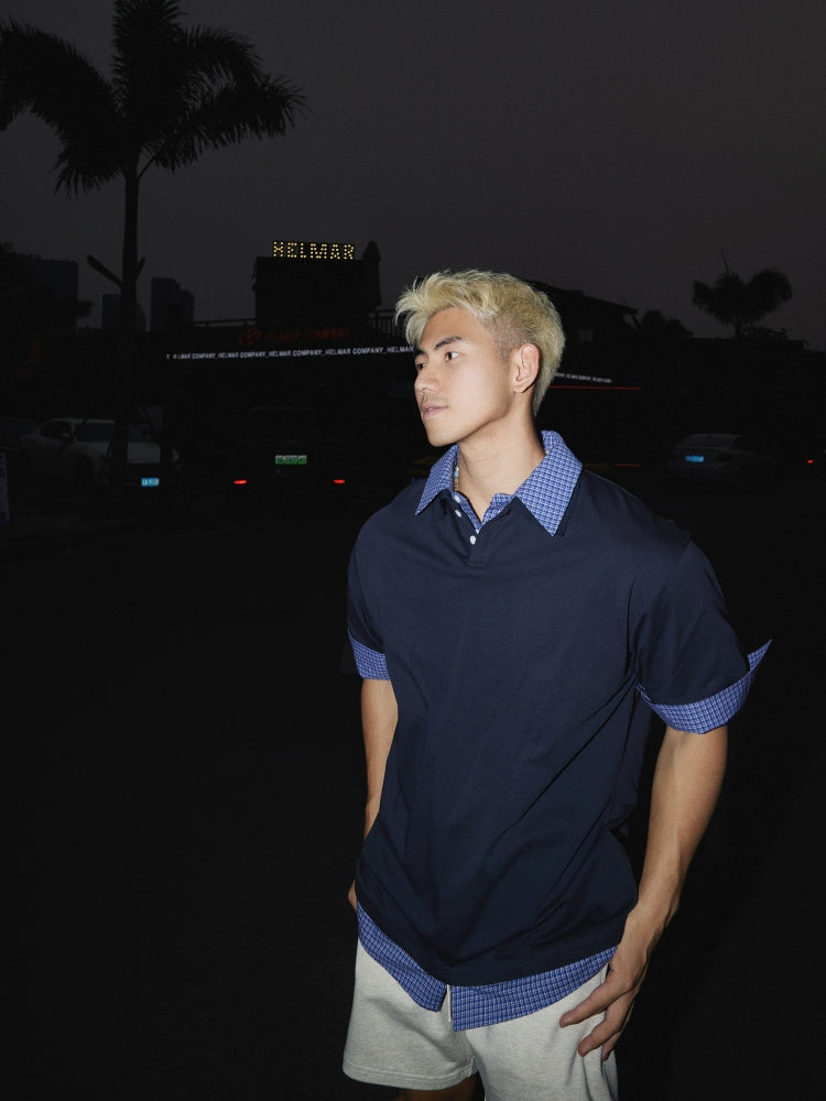 Layered Look Polo Shirt