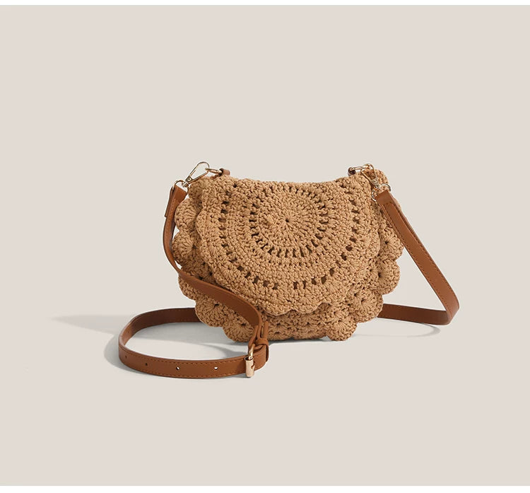 Crochet Scallop Crossbody