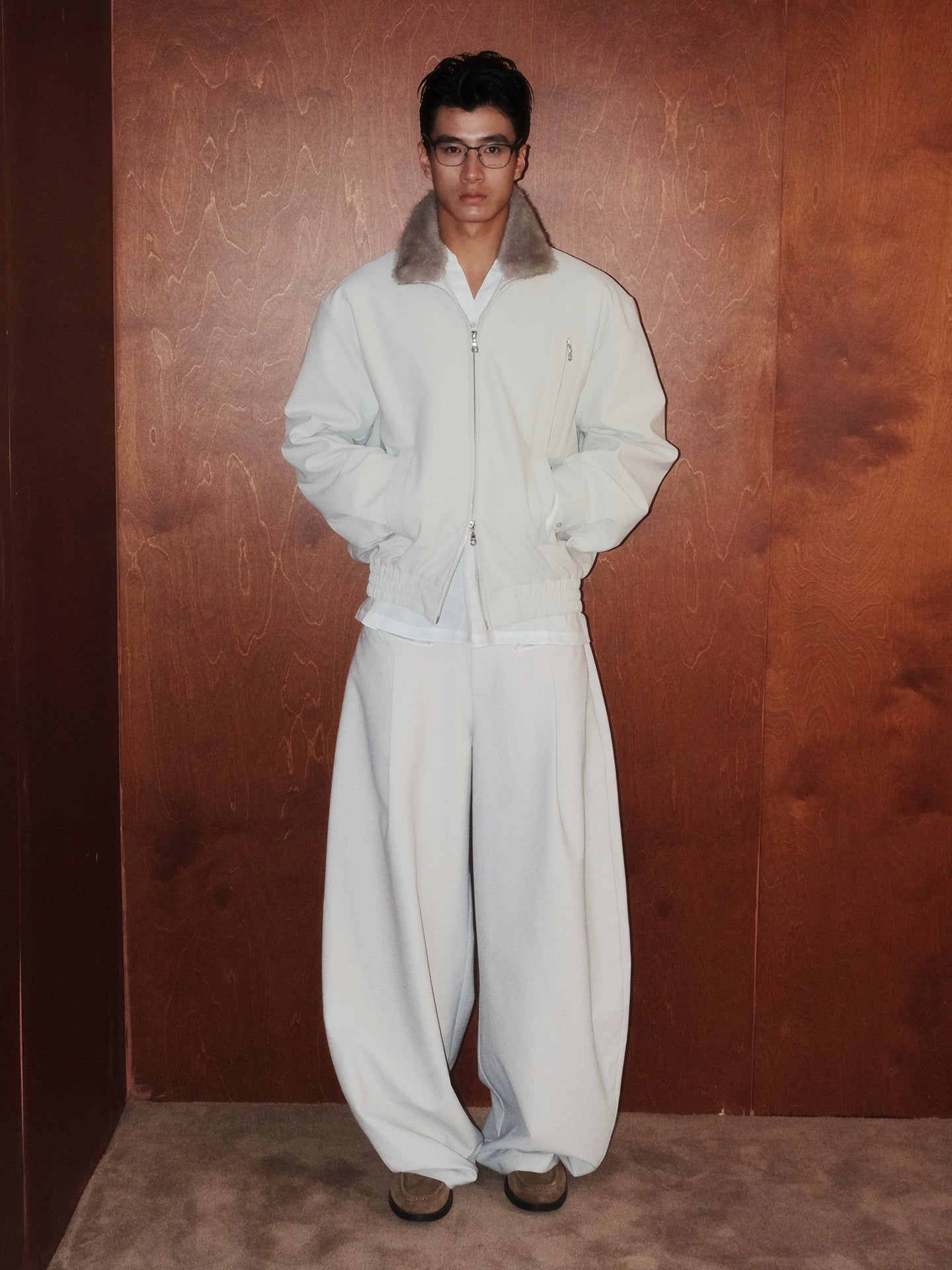 FrostDown Harbor Shearling Bomber