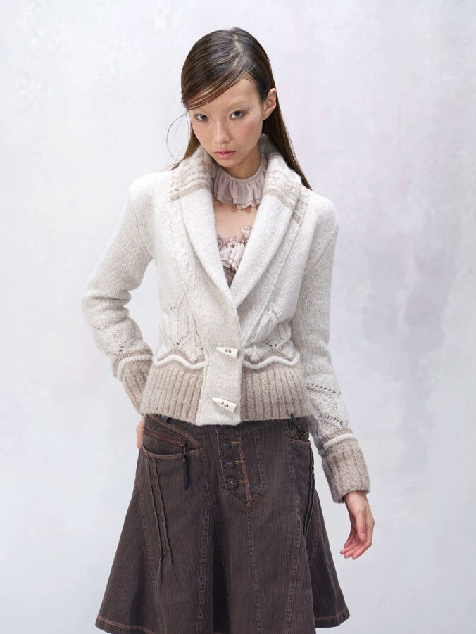 Frosted Chalet Knit Blazer