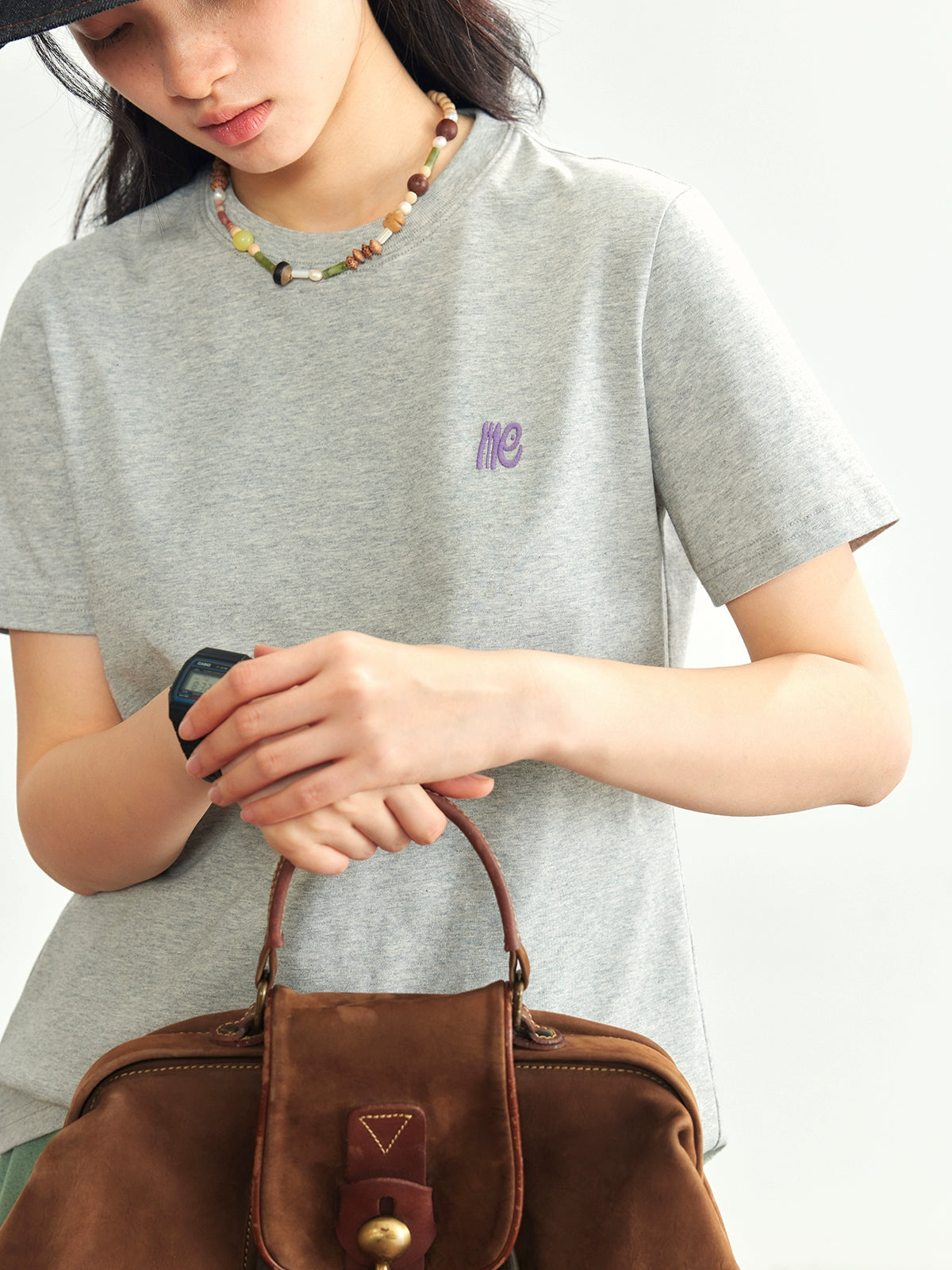 Octopusme T-shirt de logo minimaliste