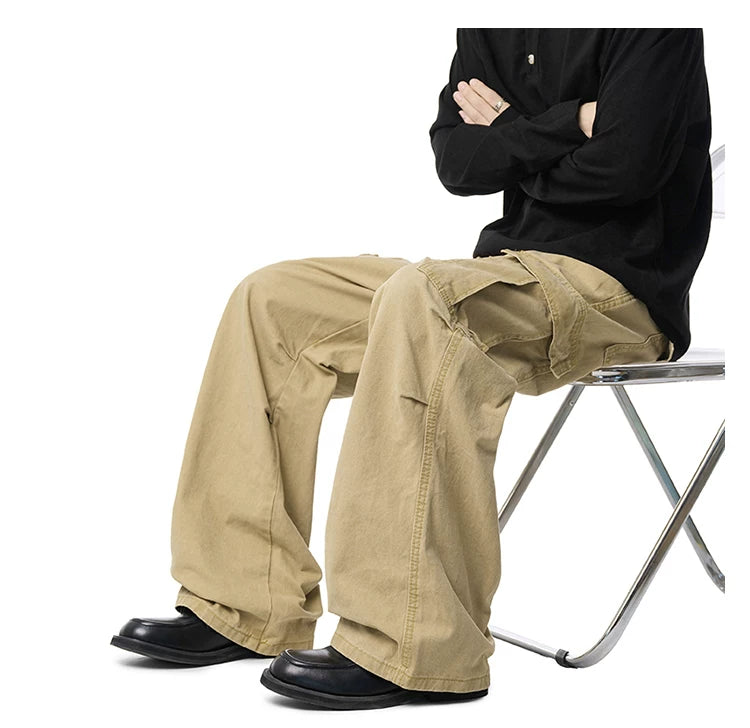 Ashfold Relaxed Cargo Denim Pants