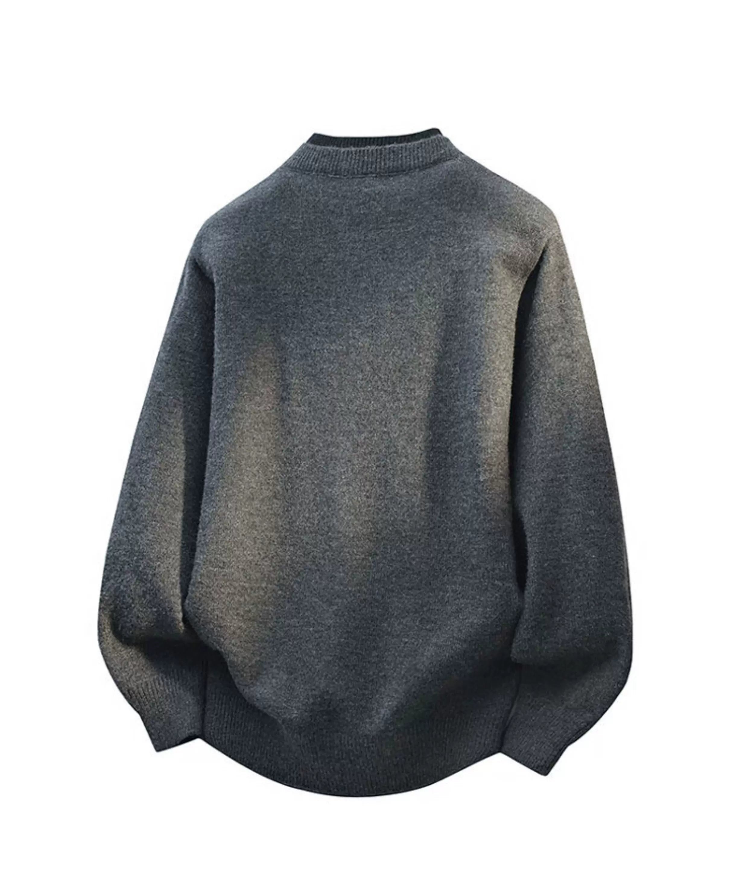 Frost Collar Layered Henley Sweater