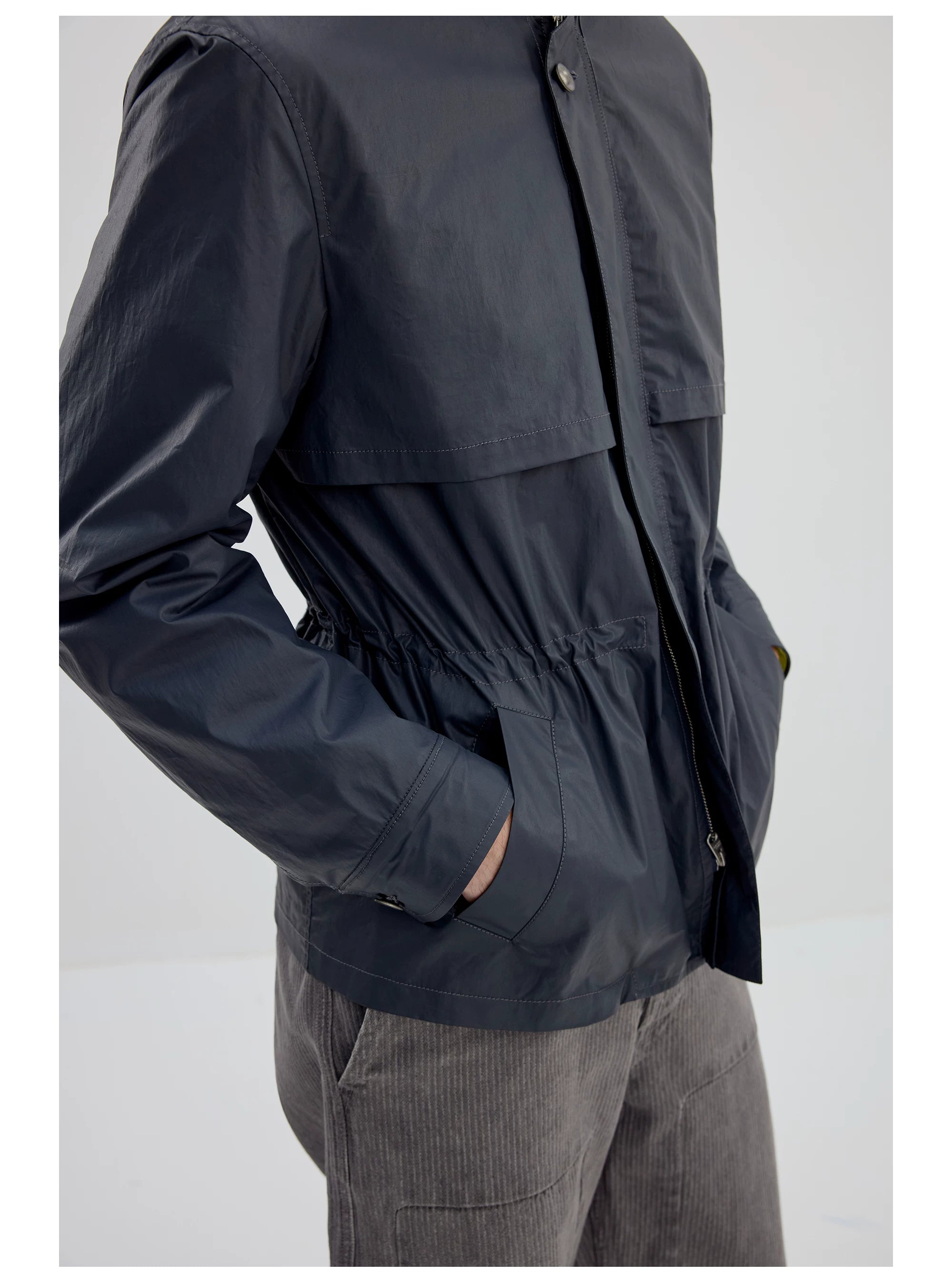 Stormcove Cinch-Waist Utility Jacket