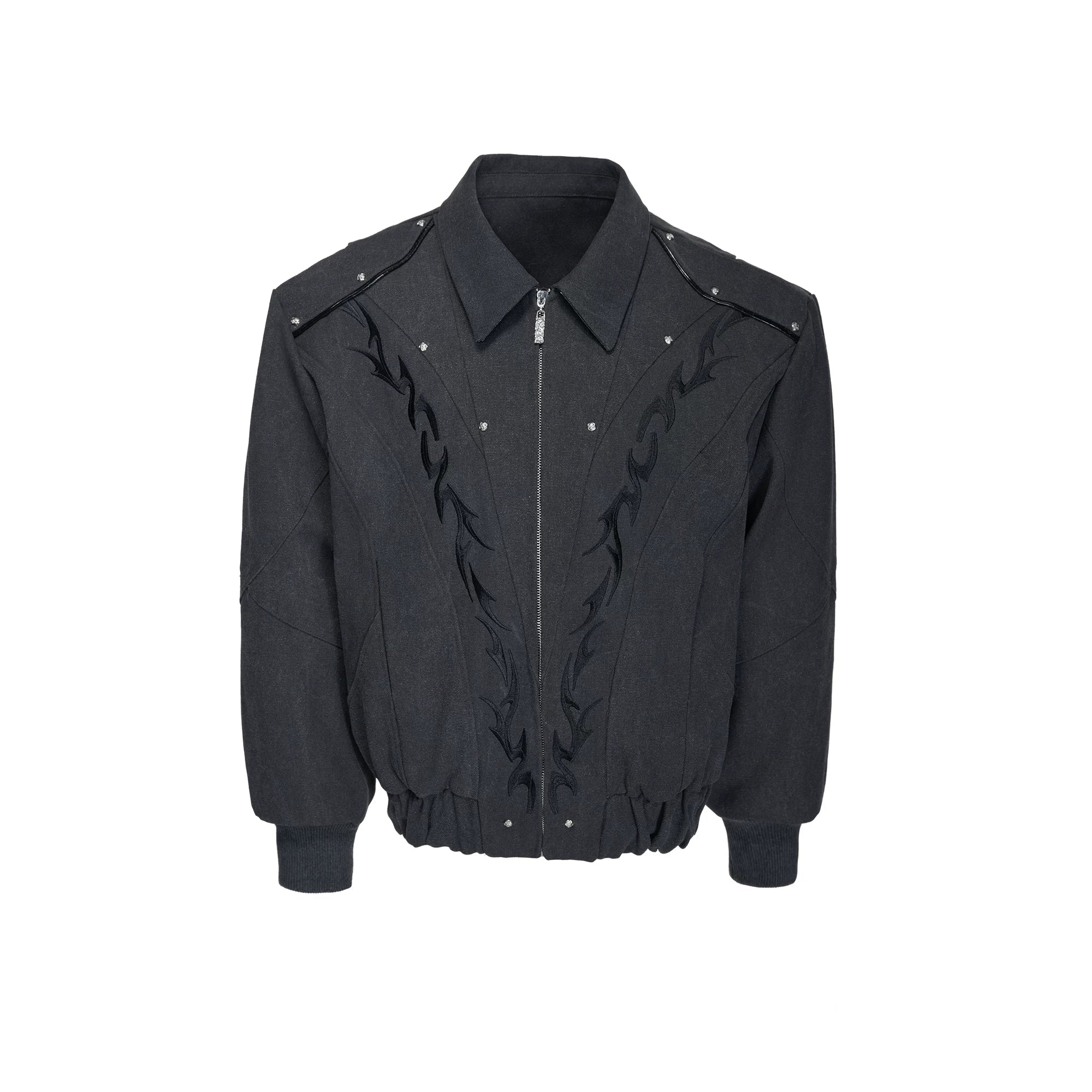 Arcflare Embroidered Bomber