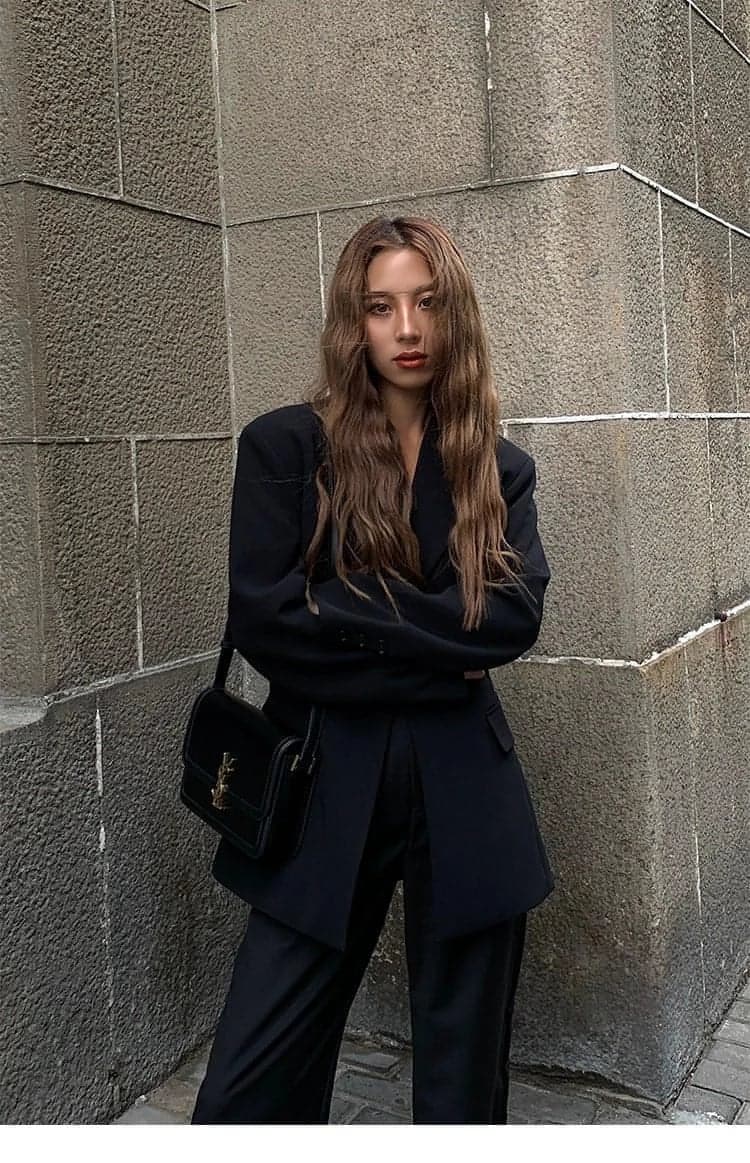 Black Designer Blazer: Slimming And Casual, Fall Collection - chiclara