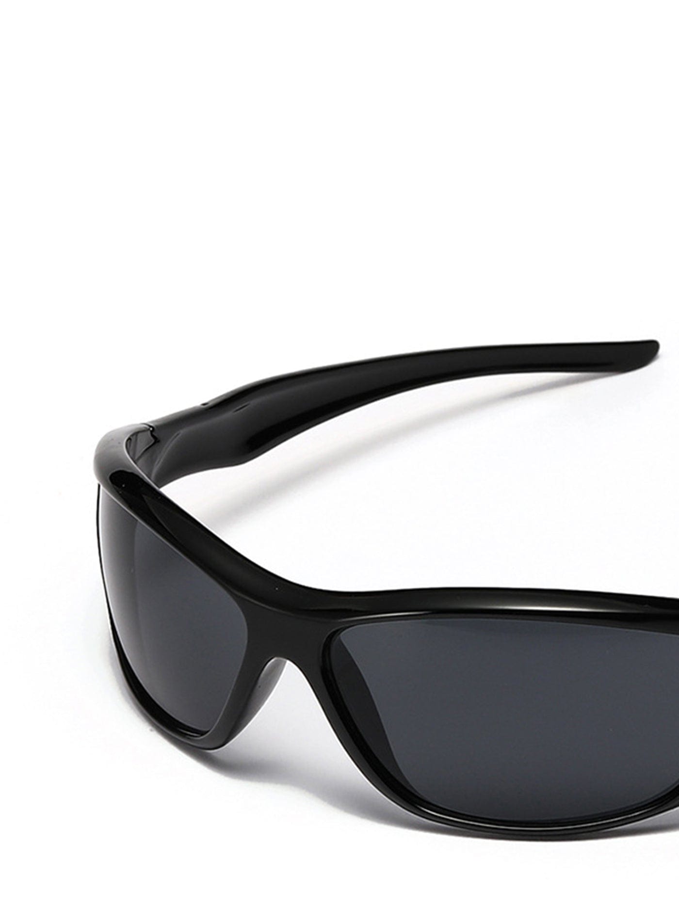 Sculpted Wraparound Sport Sunglasses - view 12