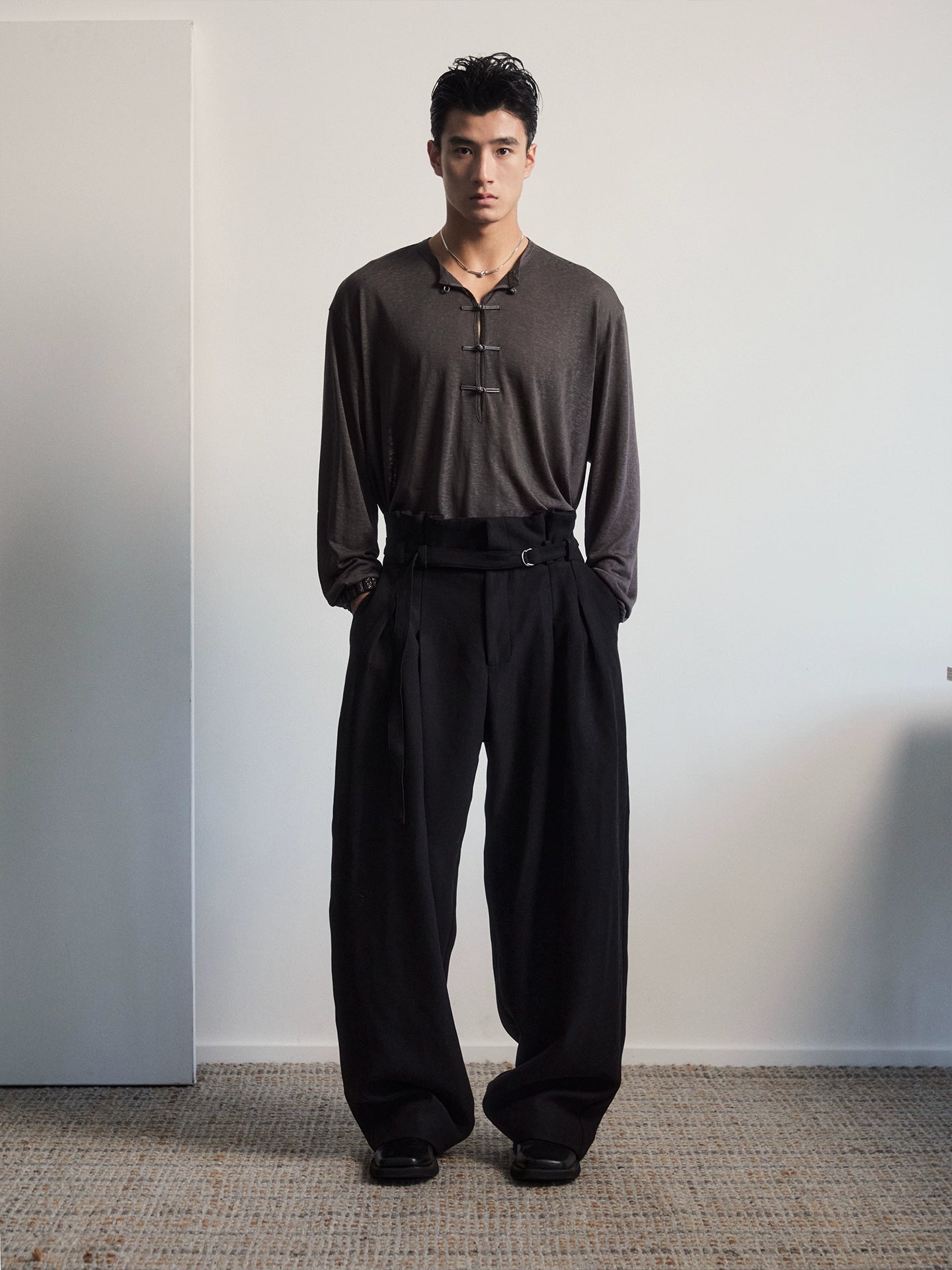 ForgeWaist Pleated Belt Trousers