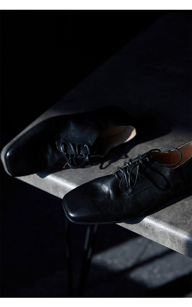 Vintage Leather Oxford Shoes