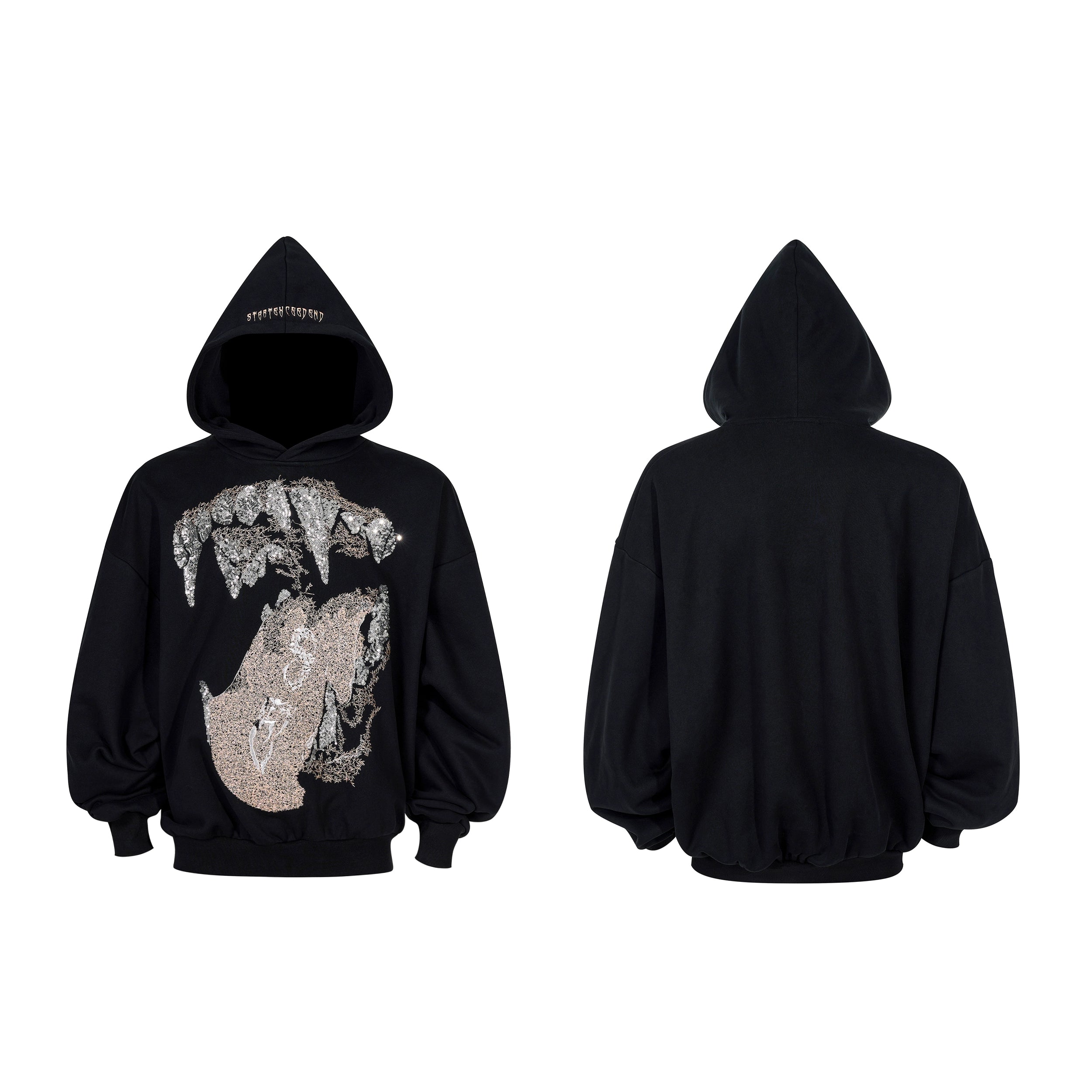Crystal Fang Midnight Hoodie