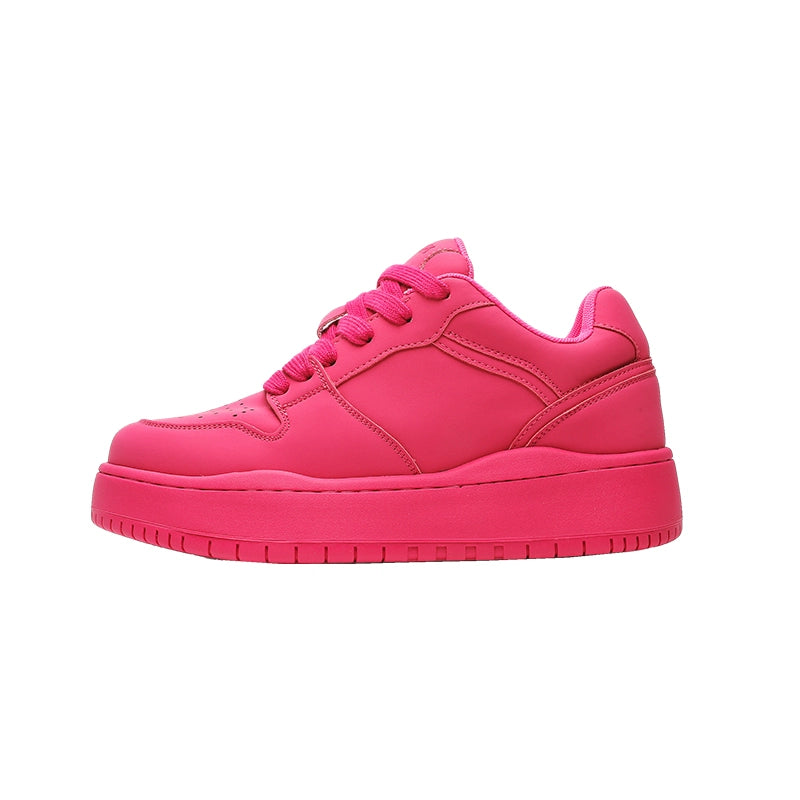 Minimalist Chunky Leather Sneakers