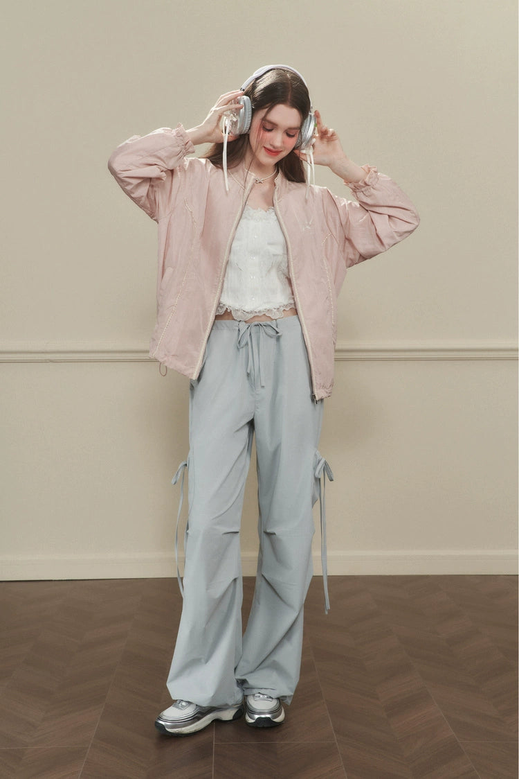 Side-Tie Cargo Pants
