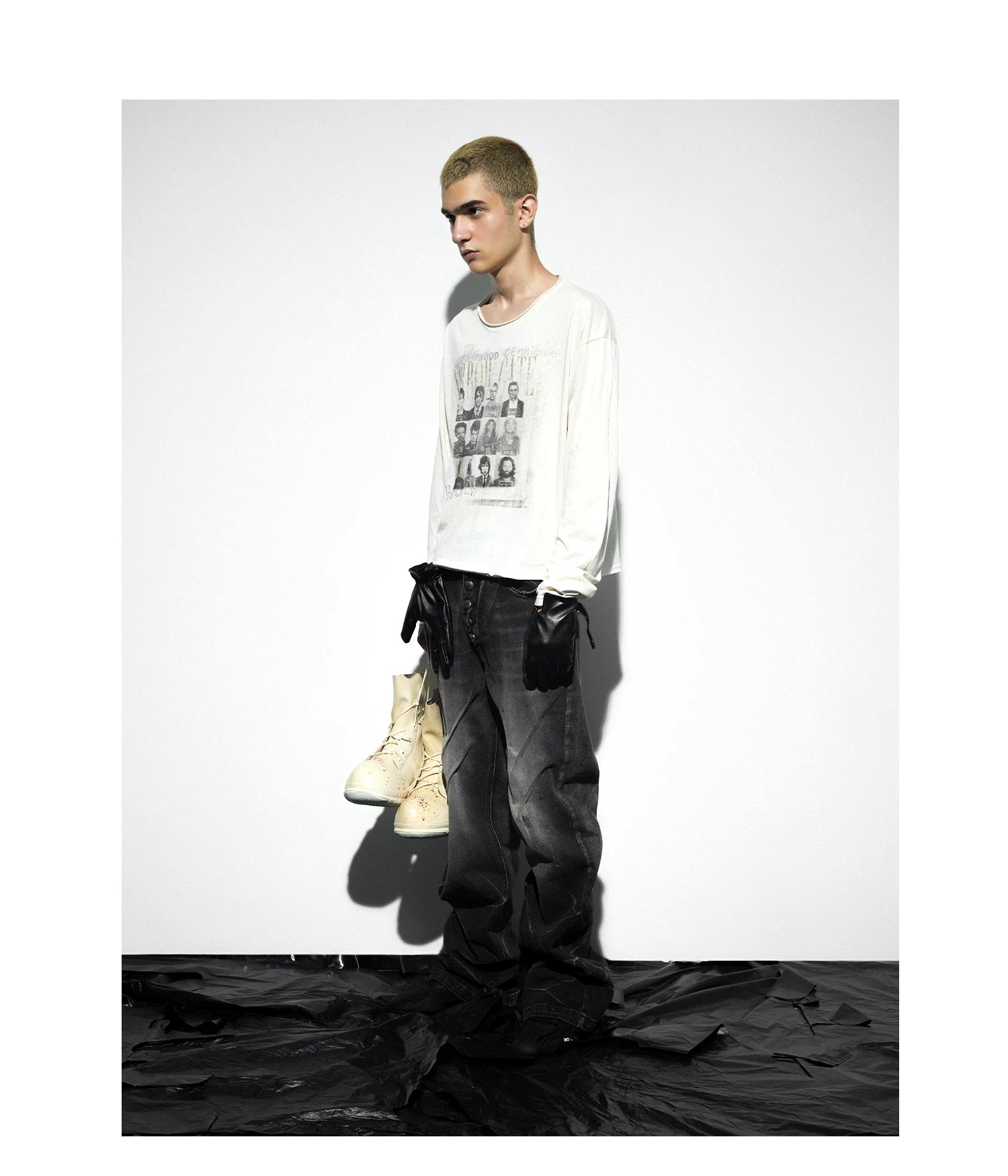 Rock Wanted Snowfall Scimitar Long Sleeve Tee
