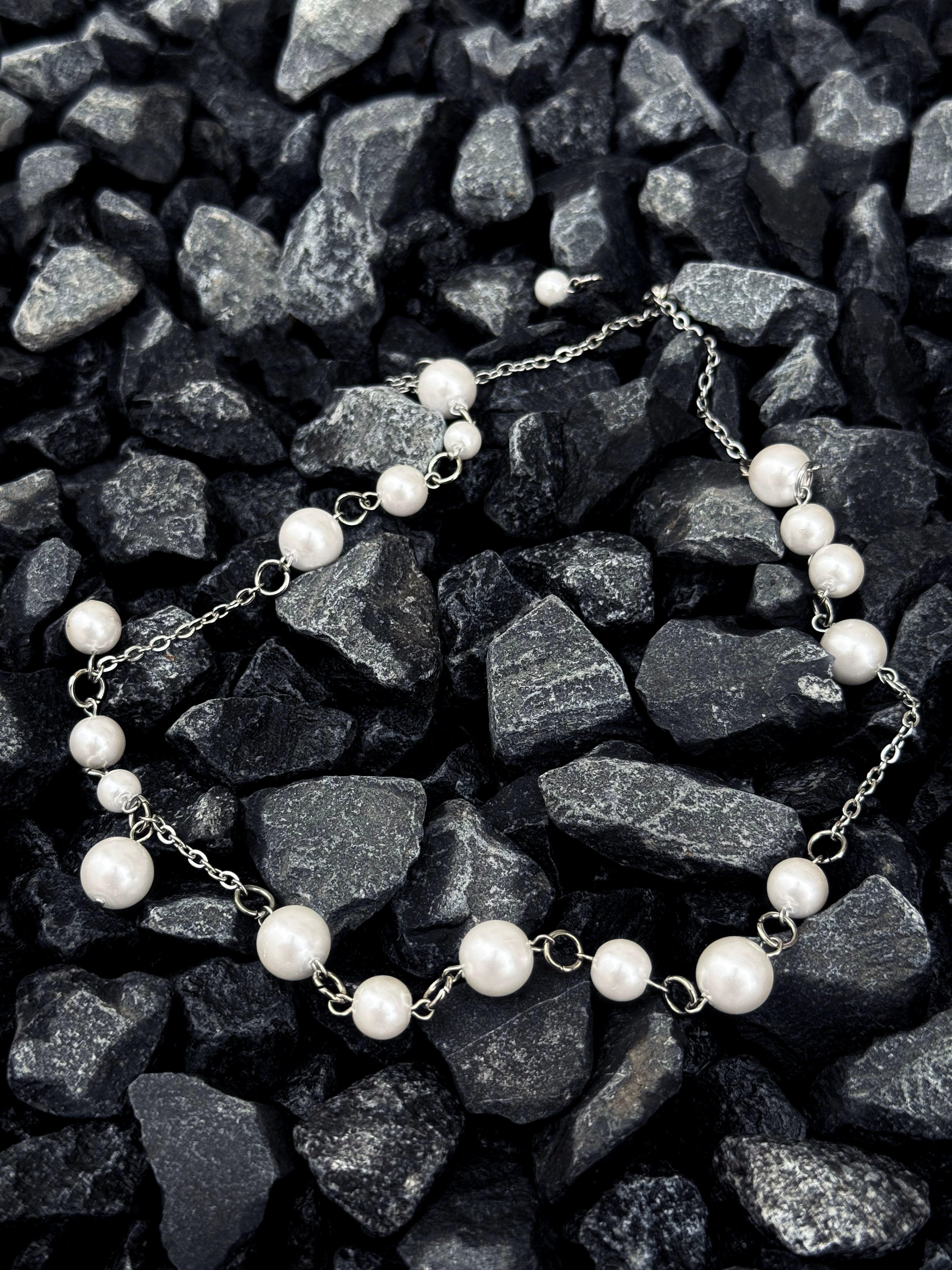 Turquoise and Pearl Necklace