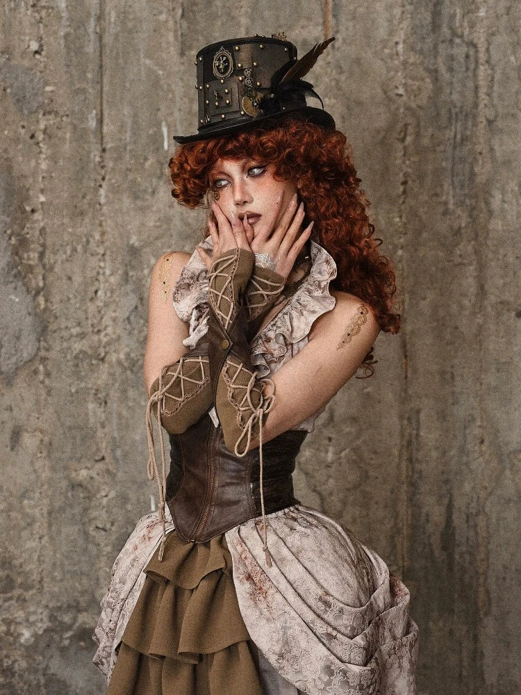 Manga de encaje vintage