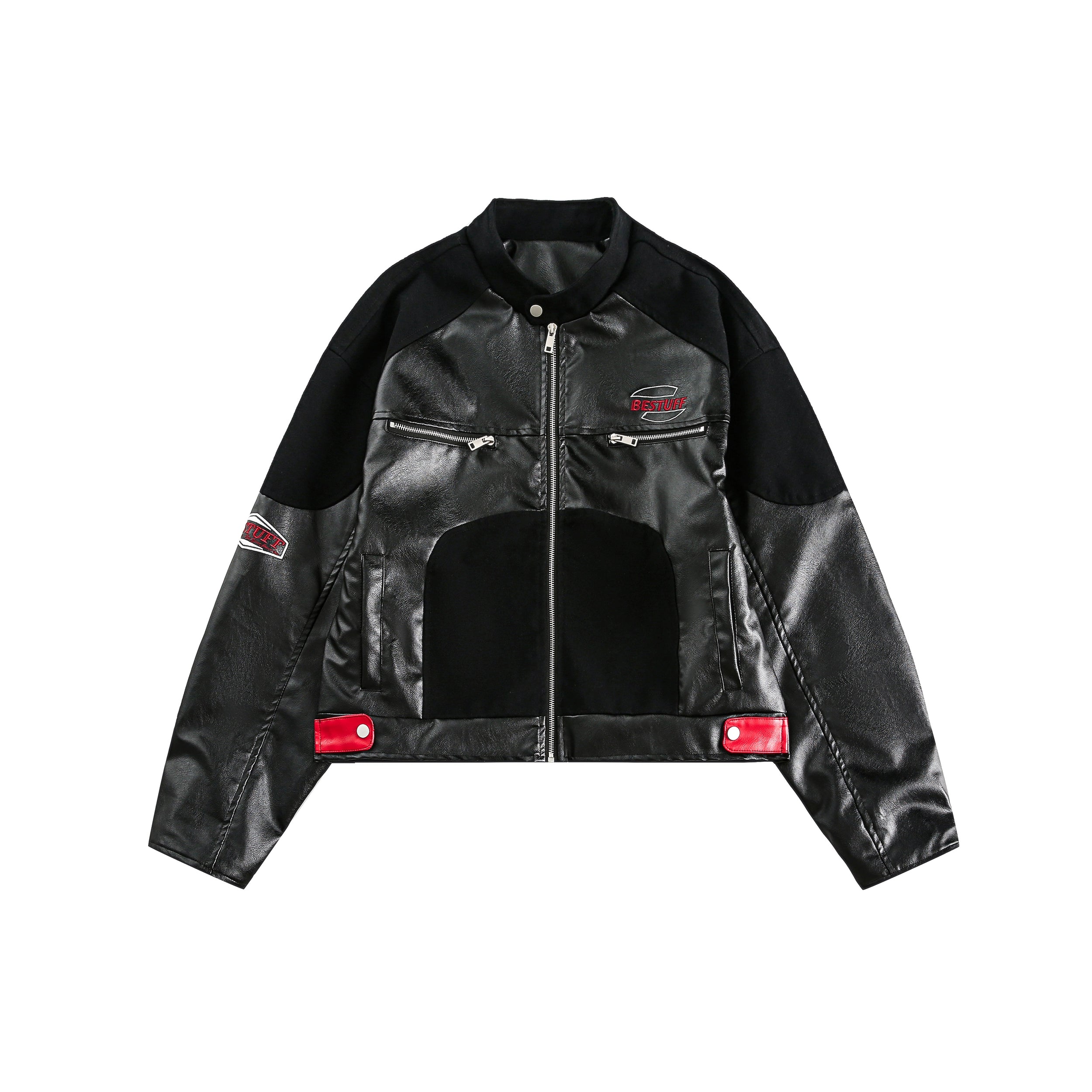 Cropped Moto Jacket