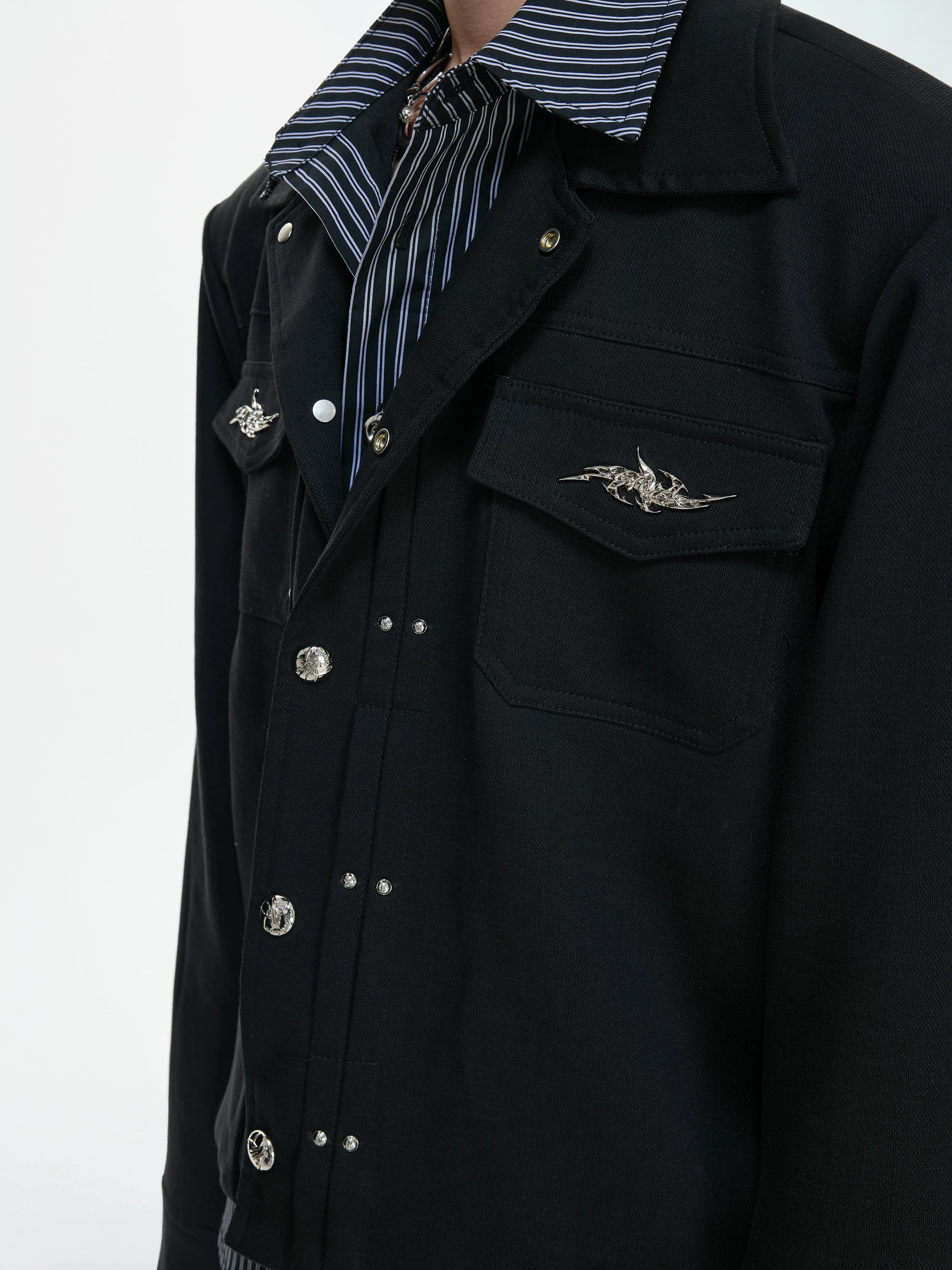 Midnight Relay Embellished Tech Blouson