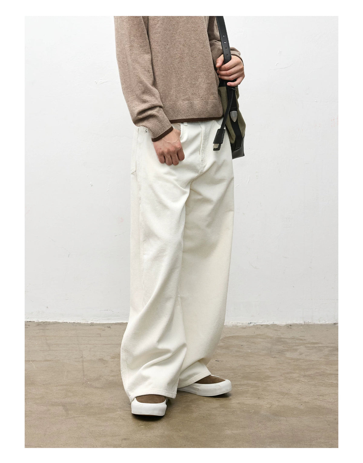 Marlow Wide-Leg Corduroy Trousers