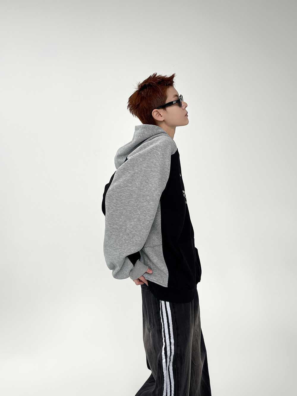 LocaPeople Panel Fleece Hoodie