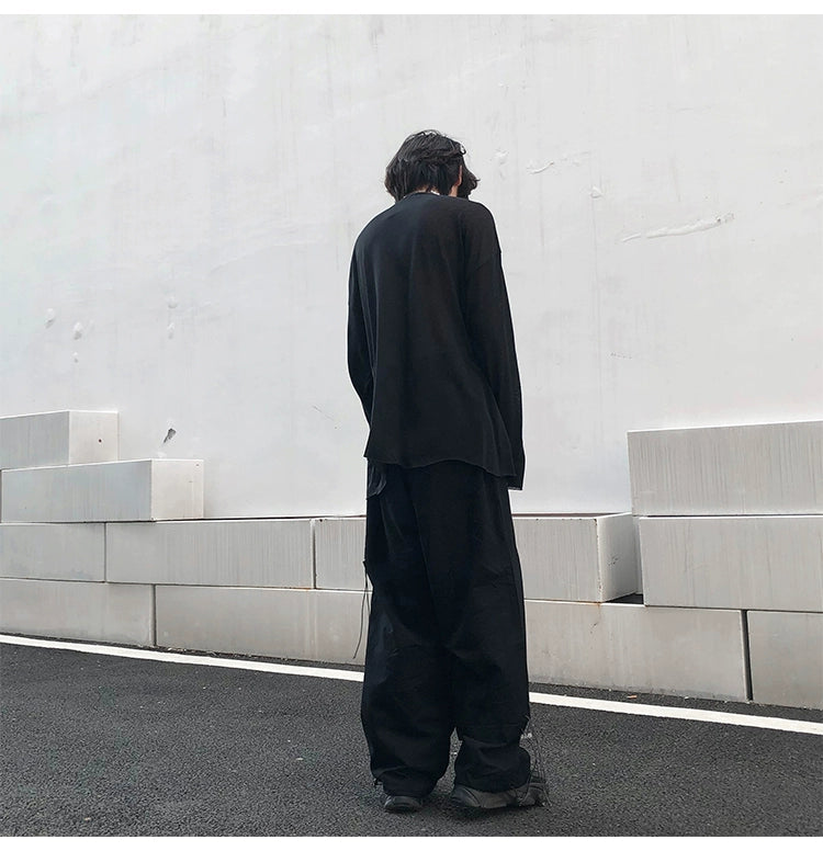 Cloudy Drape Oversized Knit Top