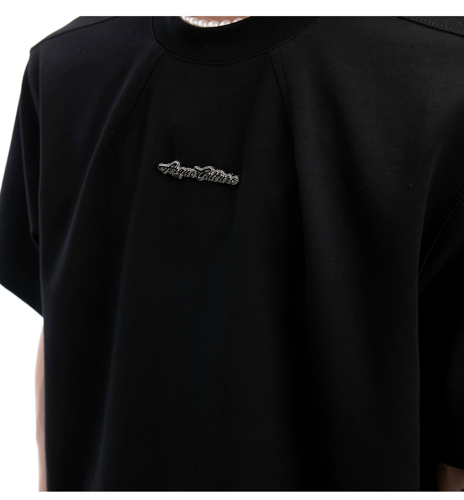 Essential Black Basic Cotton Tee