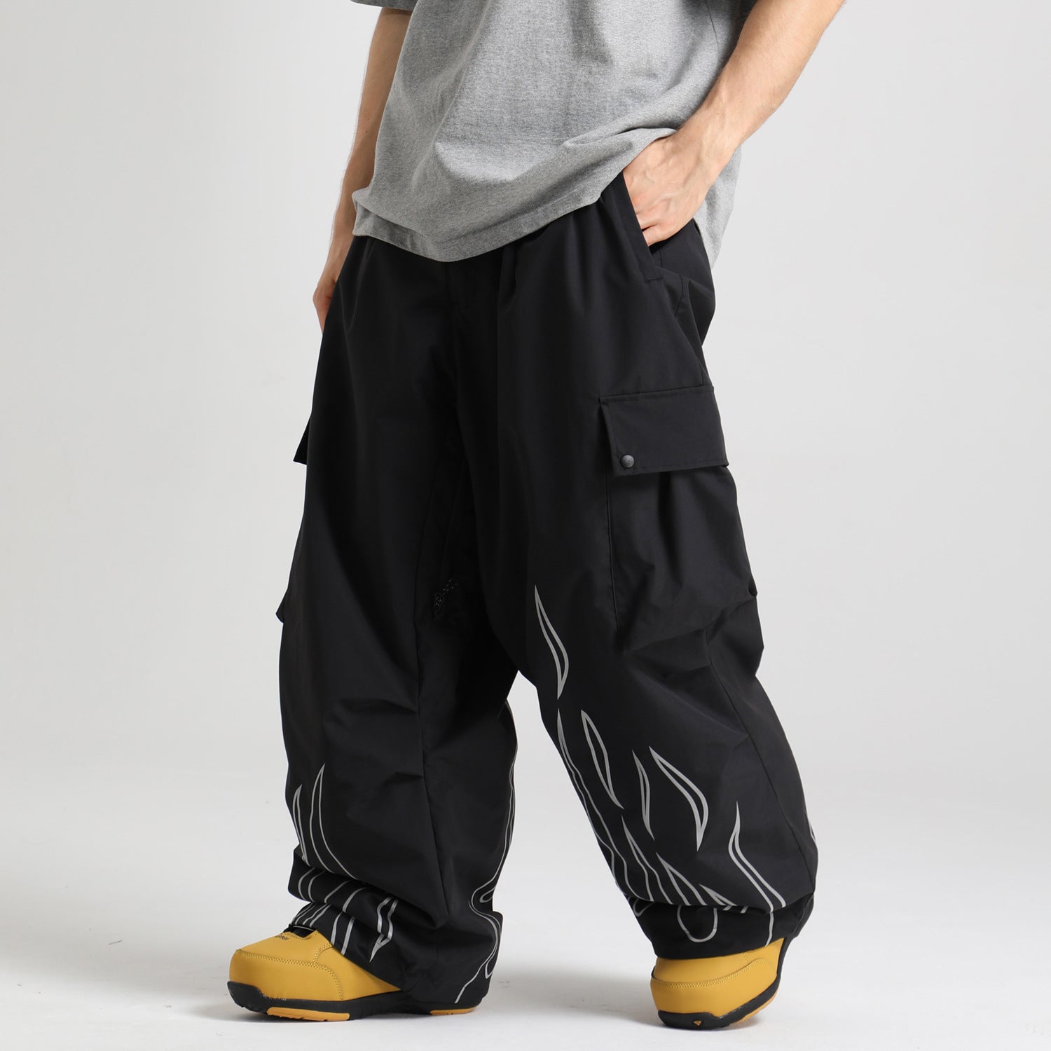FlareTrace Reflective Cargo Snow Pants
