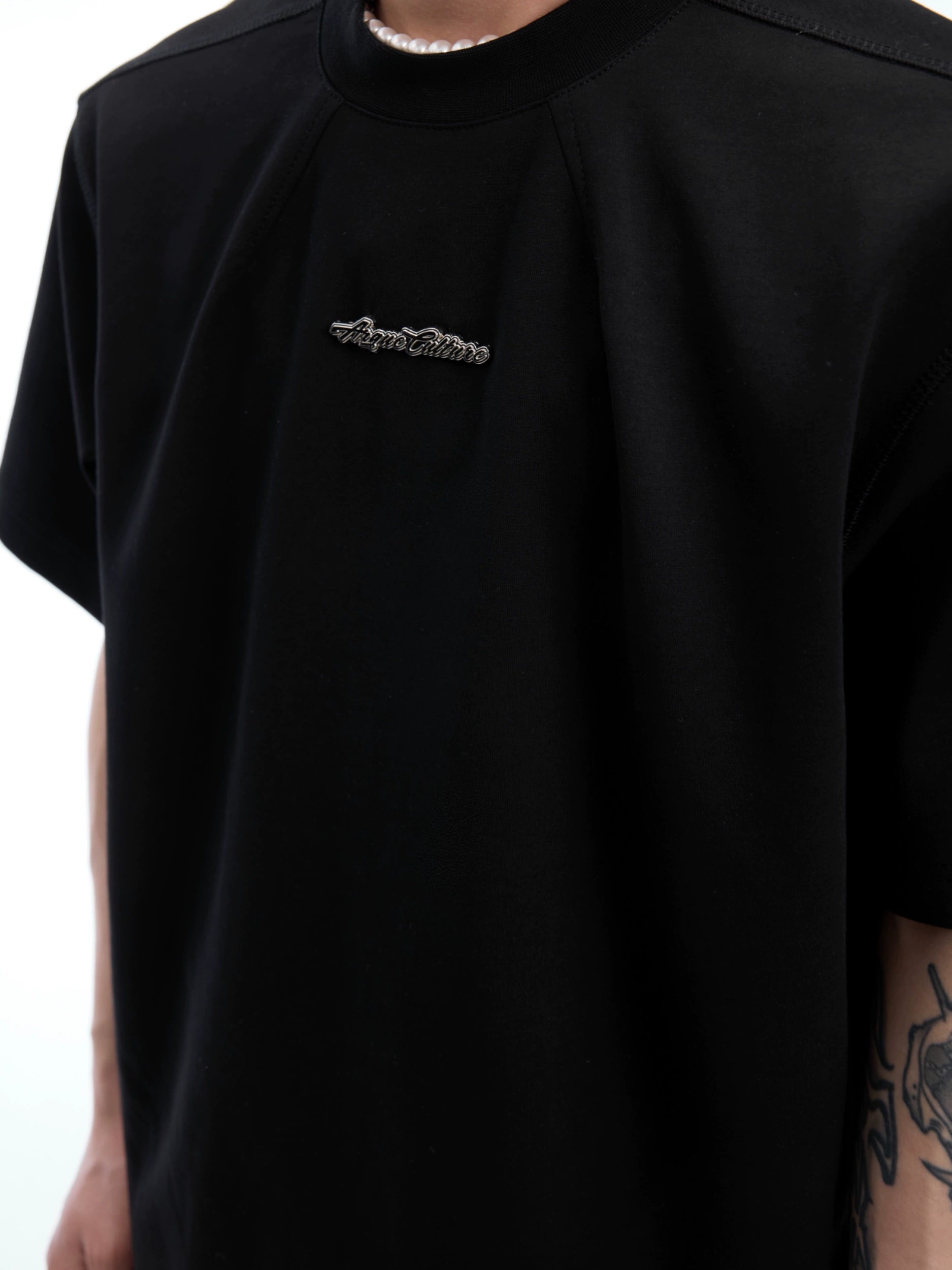 Essential Black Basic Cotton Tee