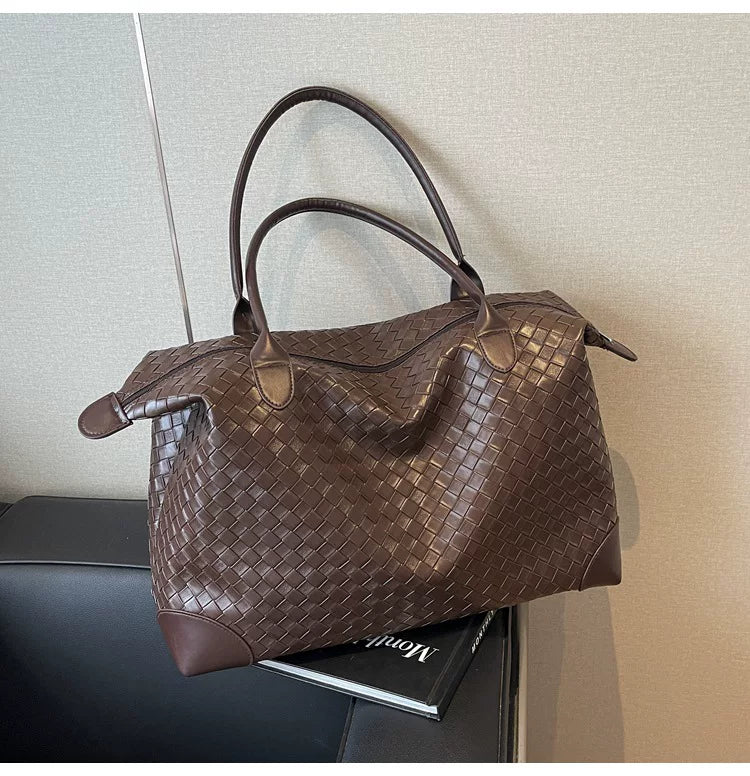 Meridian Woven Weekender Tote