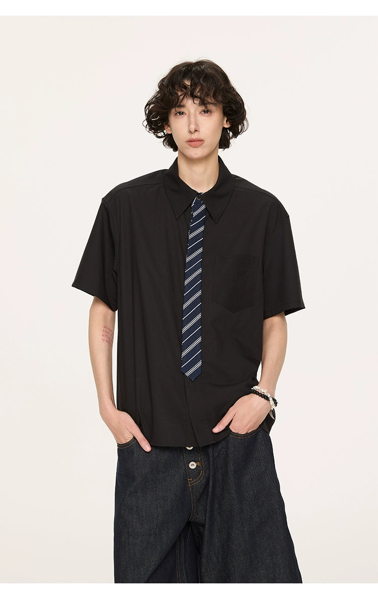 Preppy Short Sleeve Shirt