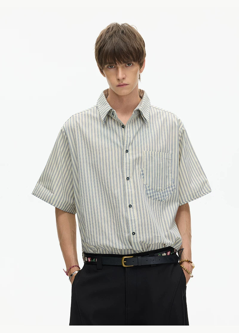 Dune Stripe Short Sleeve Shirt