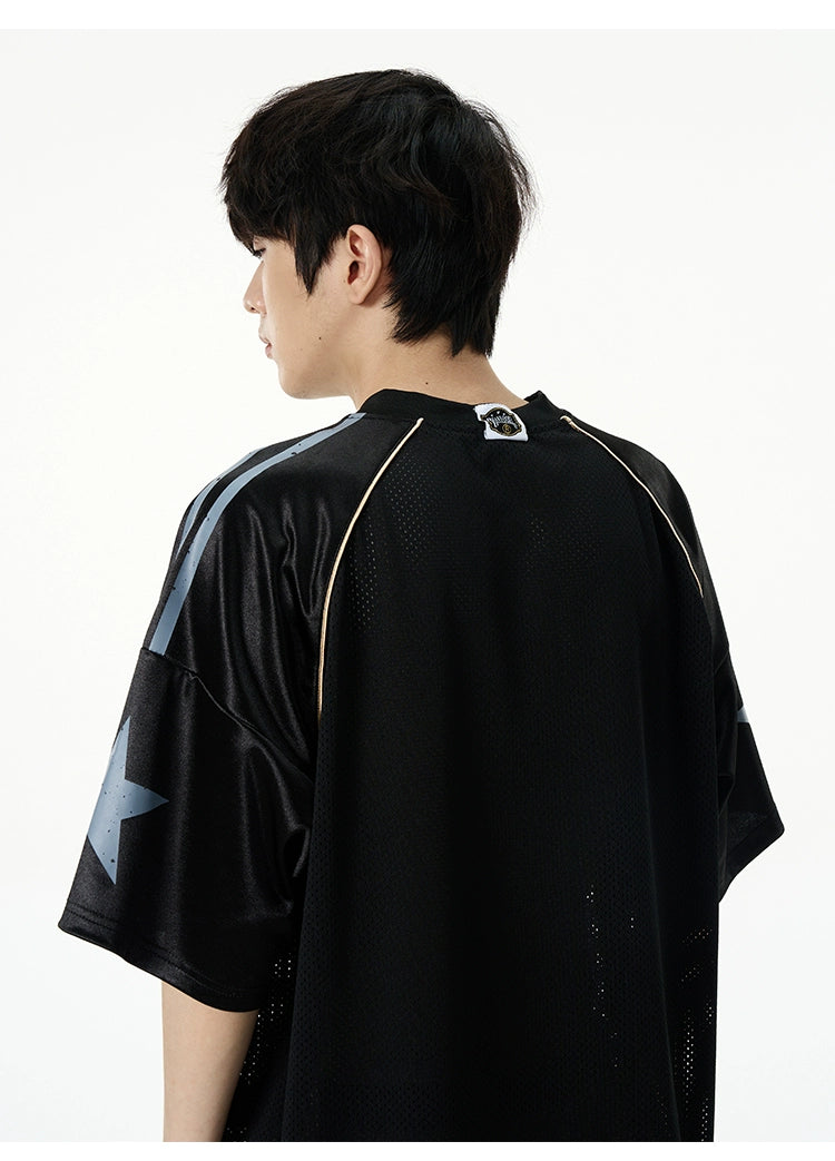 Oversized Mesh Soccer Jersey