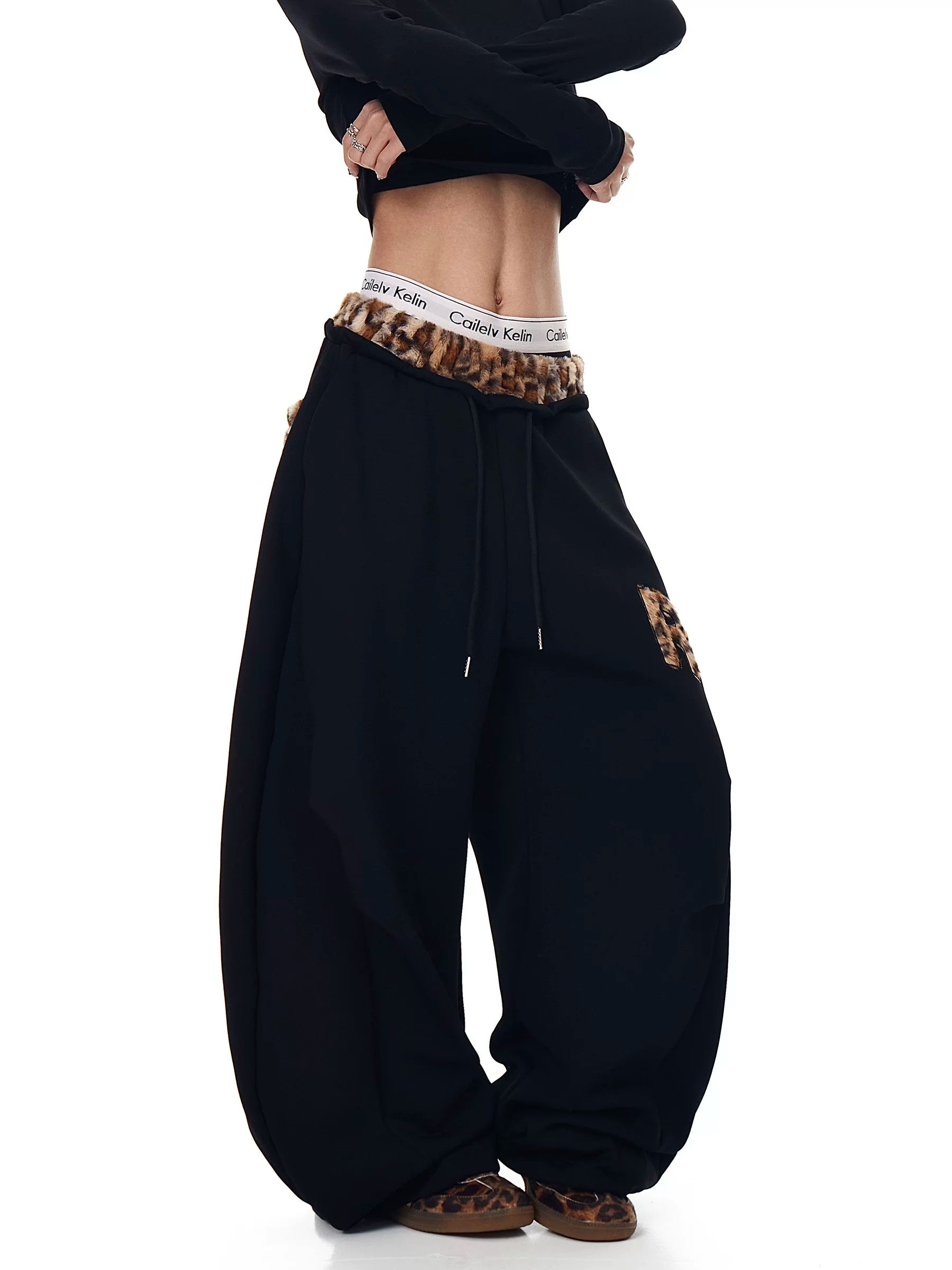 Starlit Hi Leopard Fleece Pants