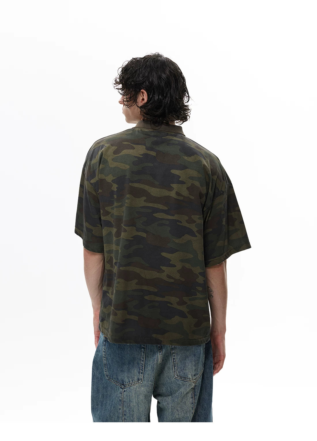 Everything Camo Polo Tee