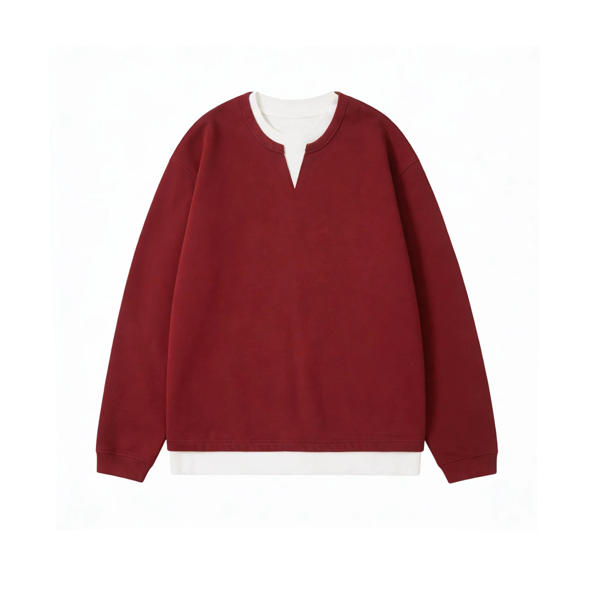 Softlane Layered Crew Sweatshirt